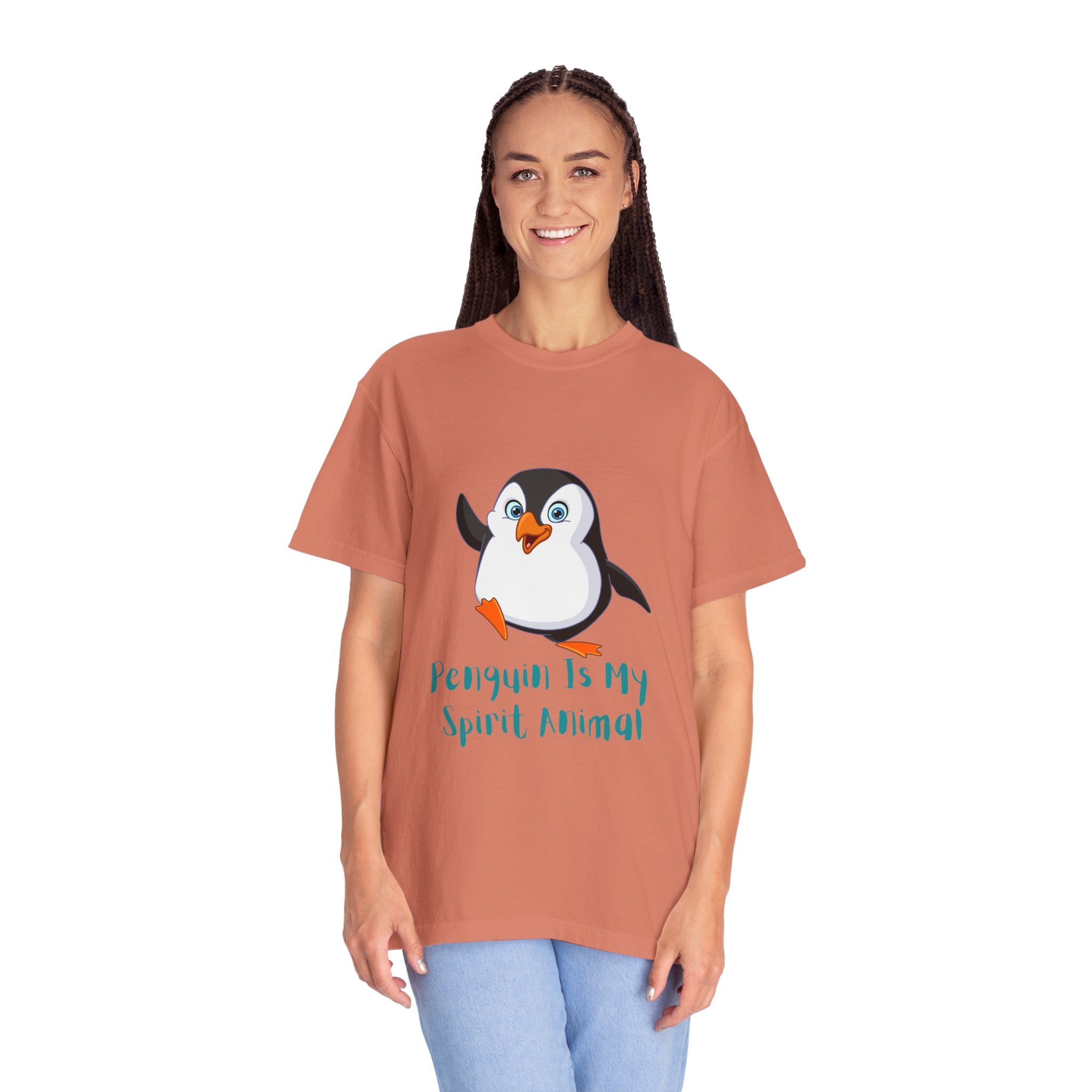 Penguin Spirit Animal T-Shirt - Fun Graphic Tee, Animal Lover Gift, Casual Wear, Unisex Fashion, Cute Birthday Top