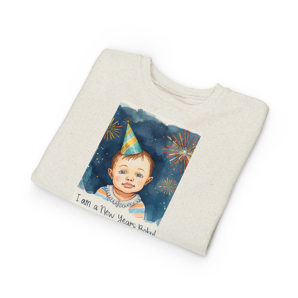 I Am A New Years Baby Toddler Sweatshirt