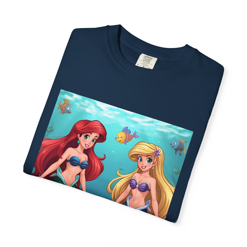 Mermaid Unisex Garment-Dyed T-shirt