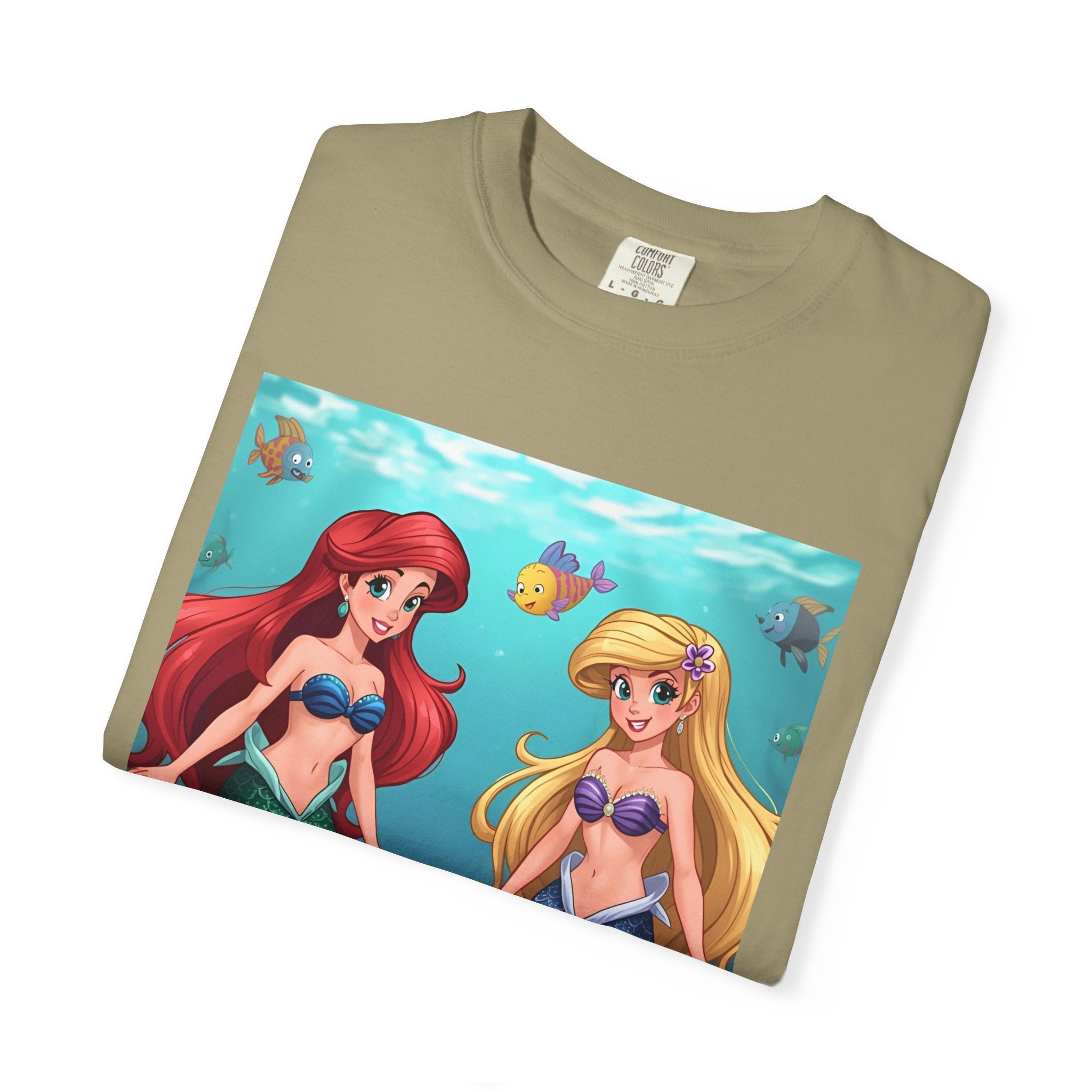 Mermaid Friends T-Shirt, Colorful Underwater Theme Tee, Gift for Sea Lovers, Perfect for Summer, Birthday Present, Beachwear