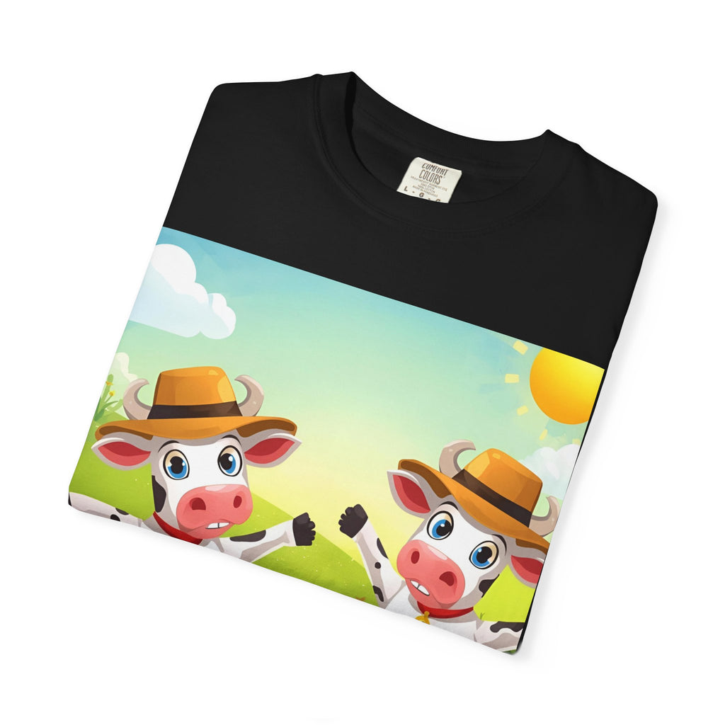 Cute Cow Fun Farm Playful Cow Graphic T-Shirt, Fun Tee for Kids, Animal Lovers, Farm Life, Casual Wear, Summer Vibes, Birthday Gift