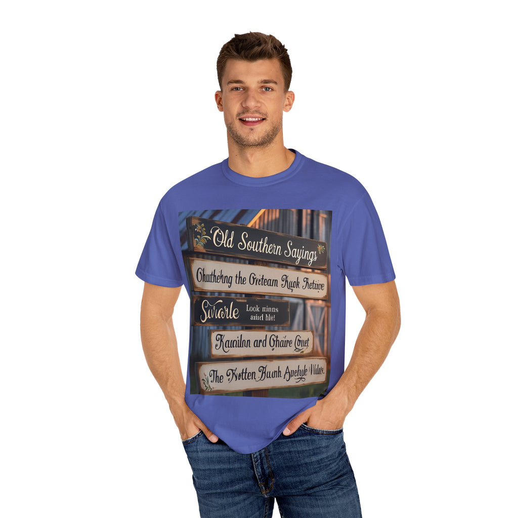 Old Southern Sayings Crossing Unisex T-shirt, Southern Pride Tee, Gift for Her/Him, Casual Wear, Vintage Style Shirt, Summer Wardrobe Essential
