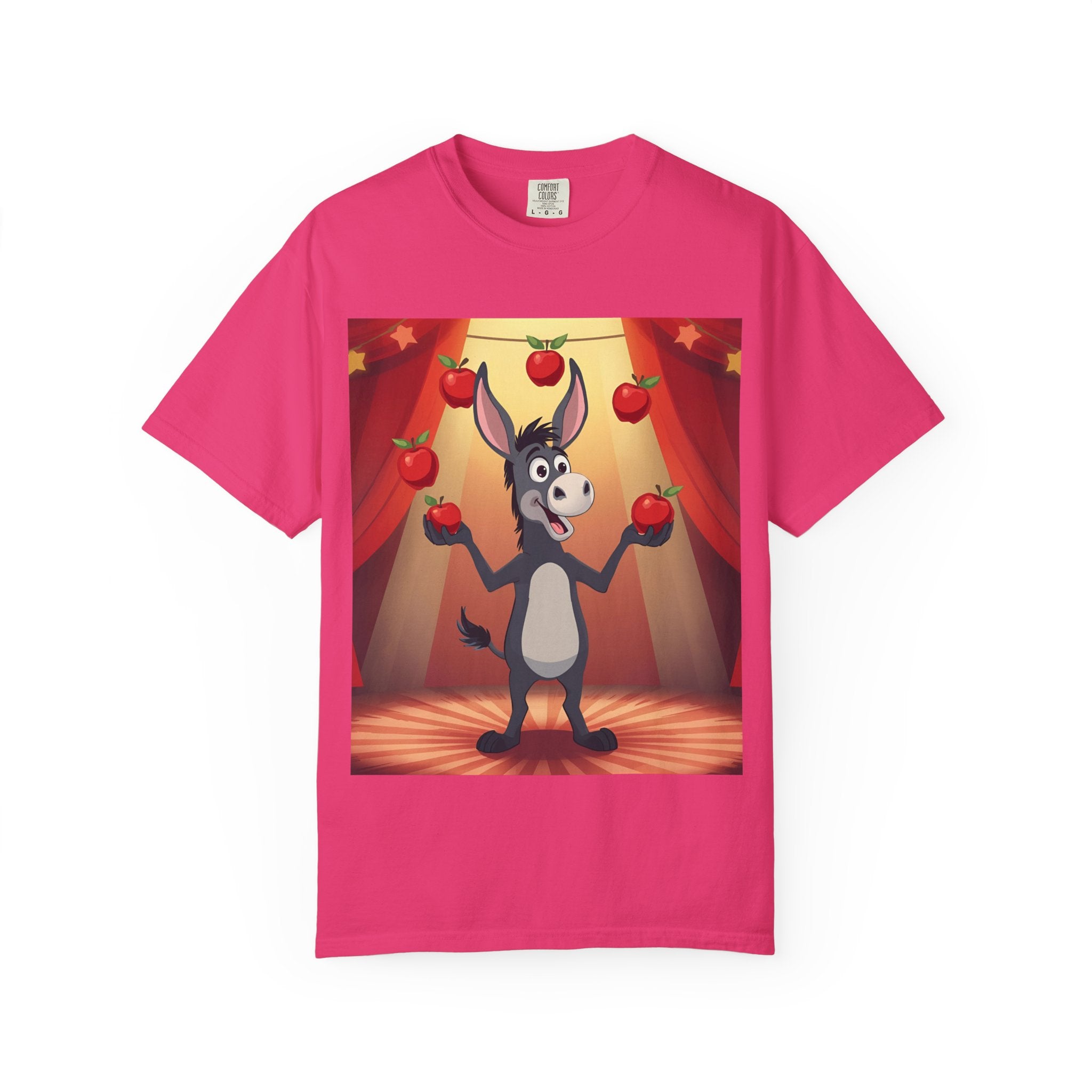 Donkey Cartoon T-Shirt for Fun Lovers, Perfect for Gifts, Casual Wear, Birthday Parties, Animal Theme, Unique Style