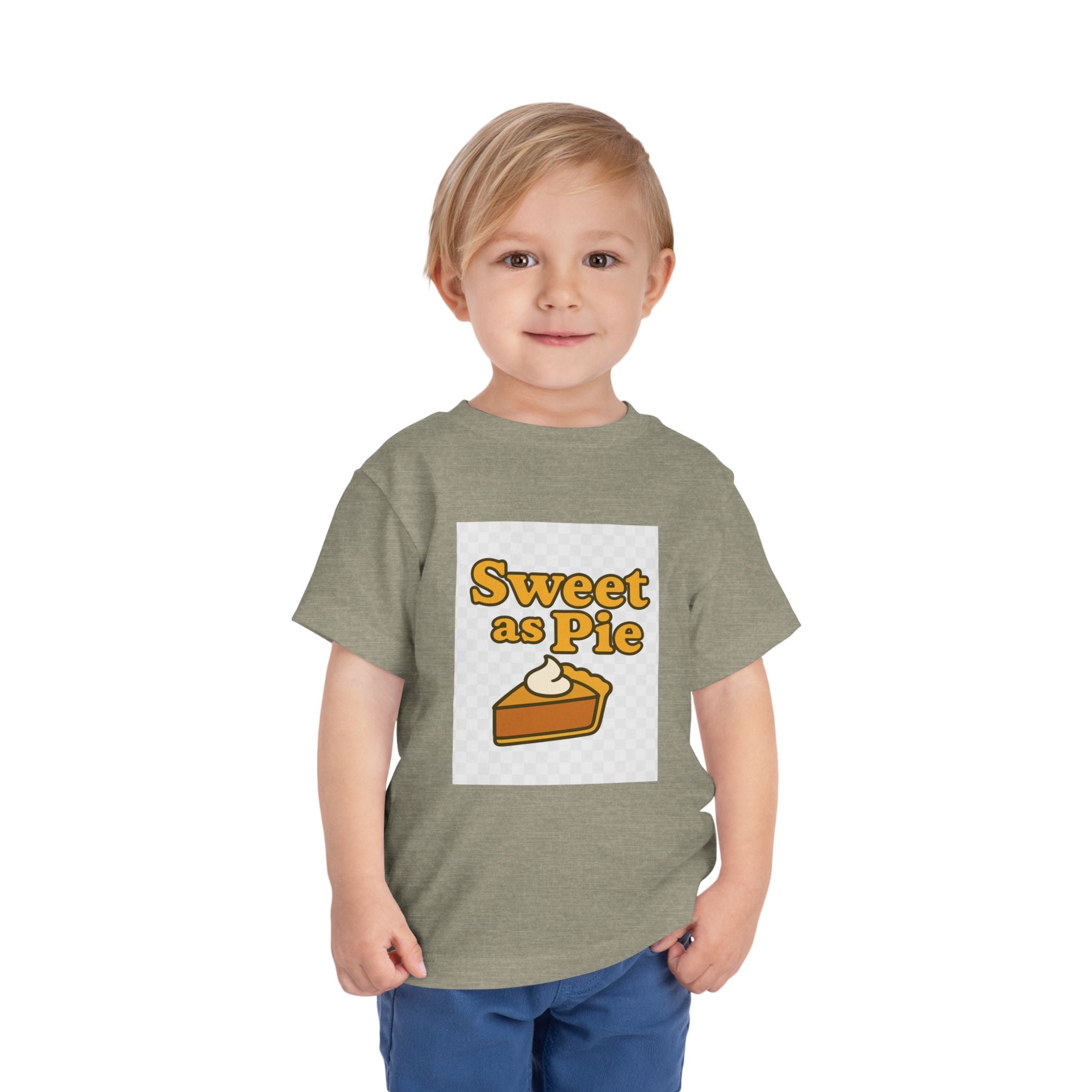 Sweet as Pie Toddler Tee - Cute Short Sleeve Shirt for Kids