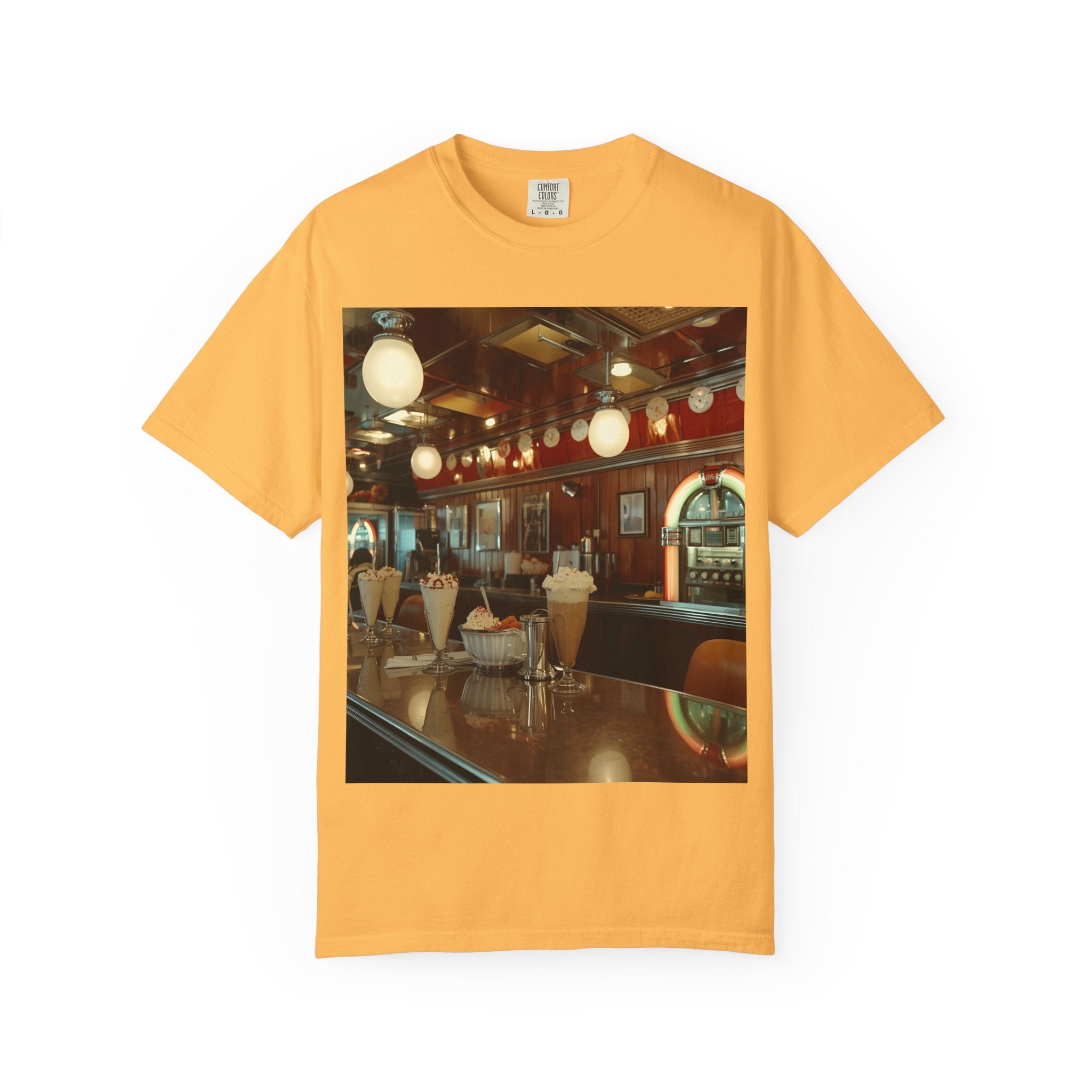 Cozy Vintage Café Vibe Unisex T-shirt, Casual Tee, Retro Style, Gift for Coffee Lovers, Summer Fashion, Everyday Wear