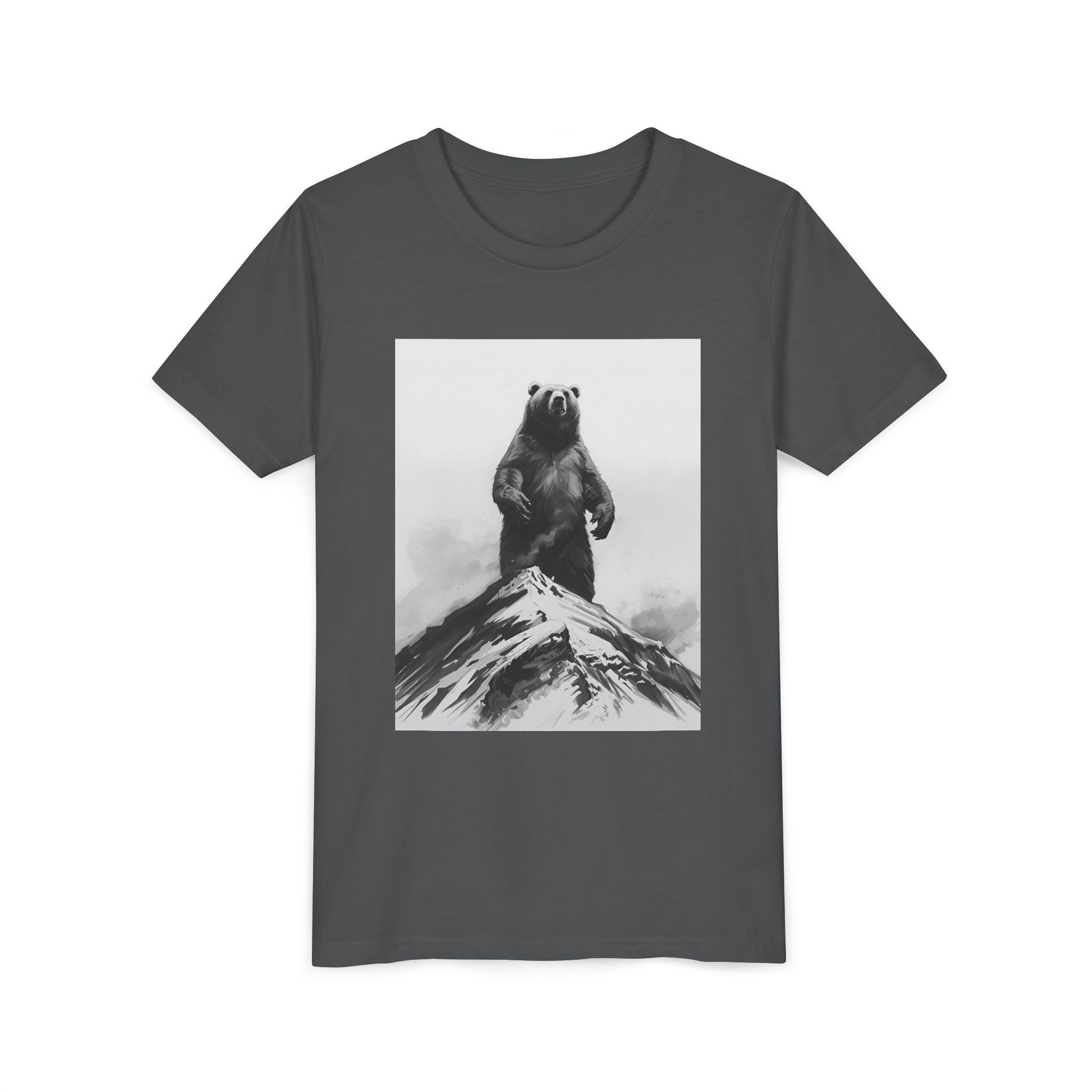 Bear Mountain Snow Youth Short Sleeve Tee