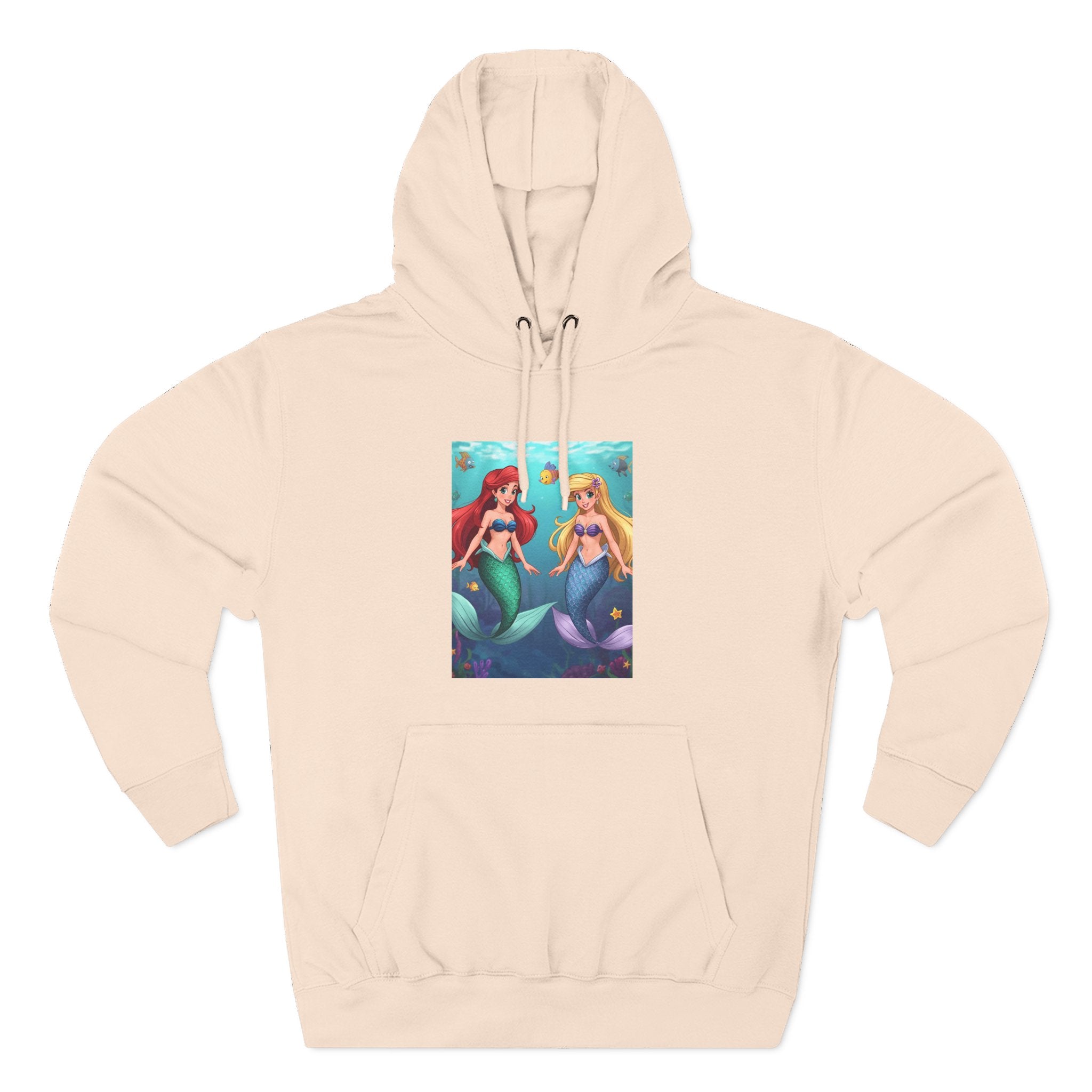 Mermaid Three-Panel Fleece Hoodie