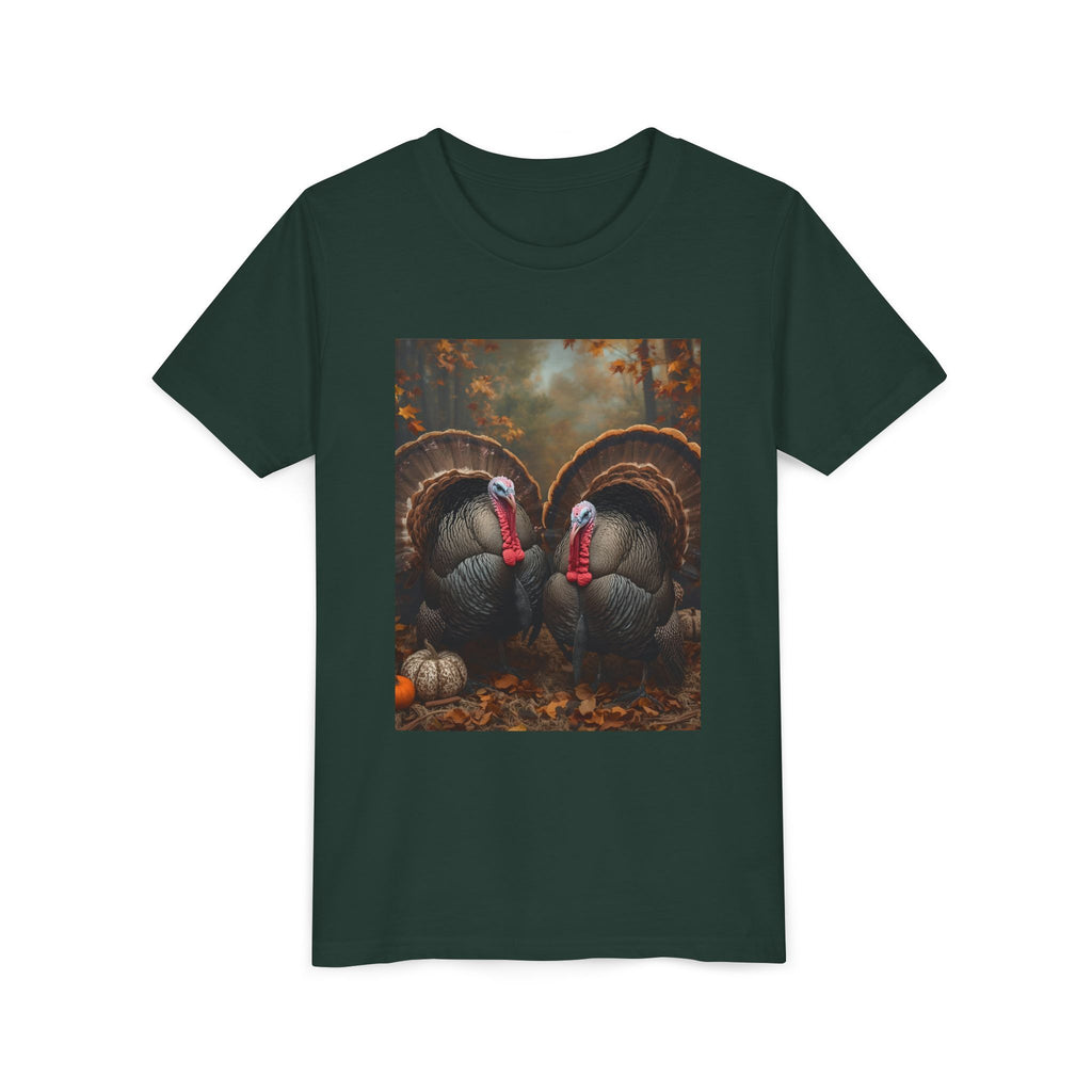 Thanksgiving Turkey Youth Short Sleeve Tee
