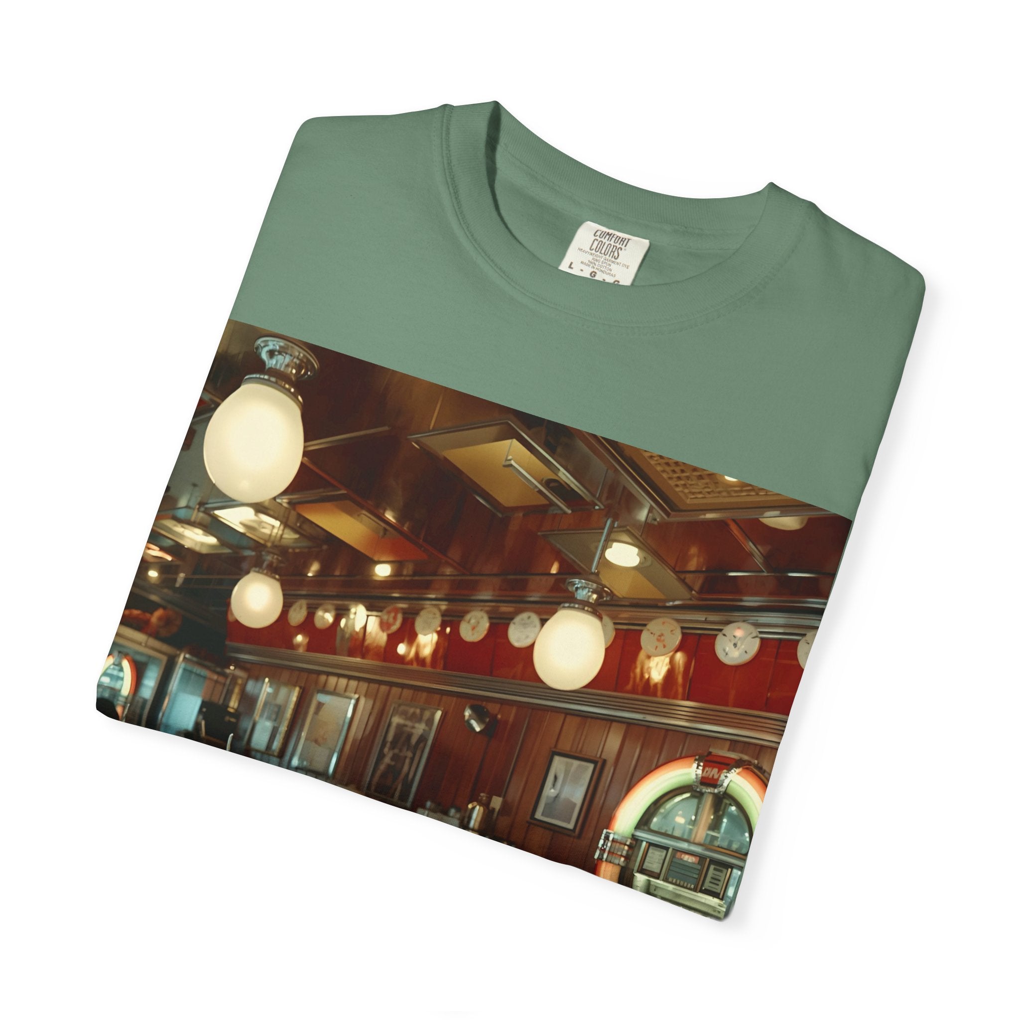 Cozy Vintage Café Vibe Unisex T-shirt, Casual Tee, Retro Style, Gift for Coffee Lovers, Summer Fashion, Everyday Wear