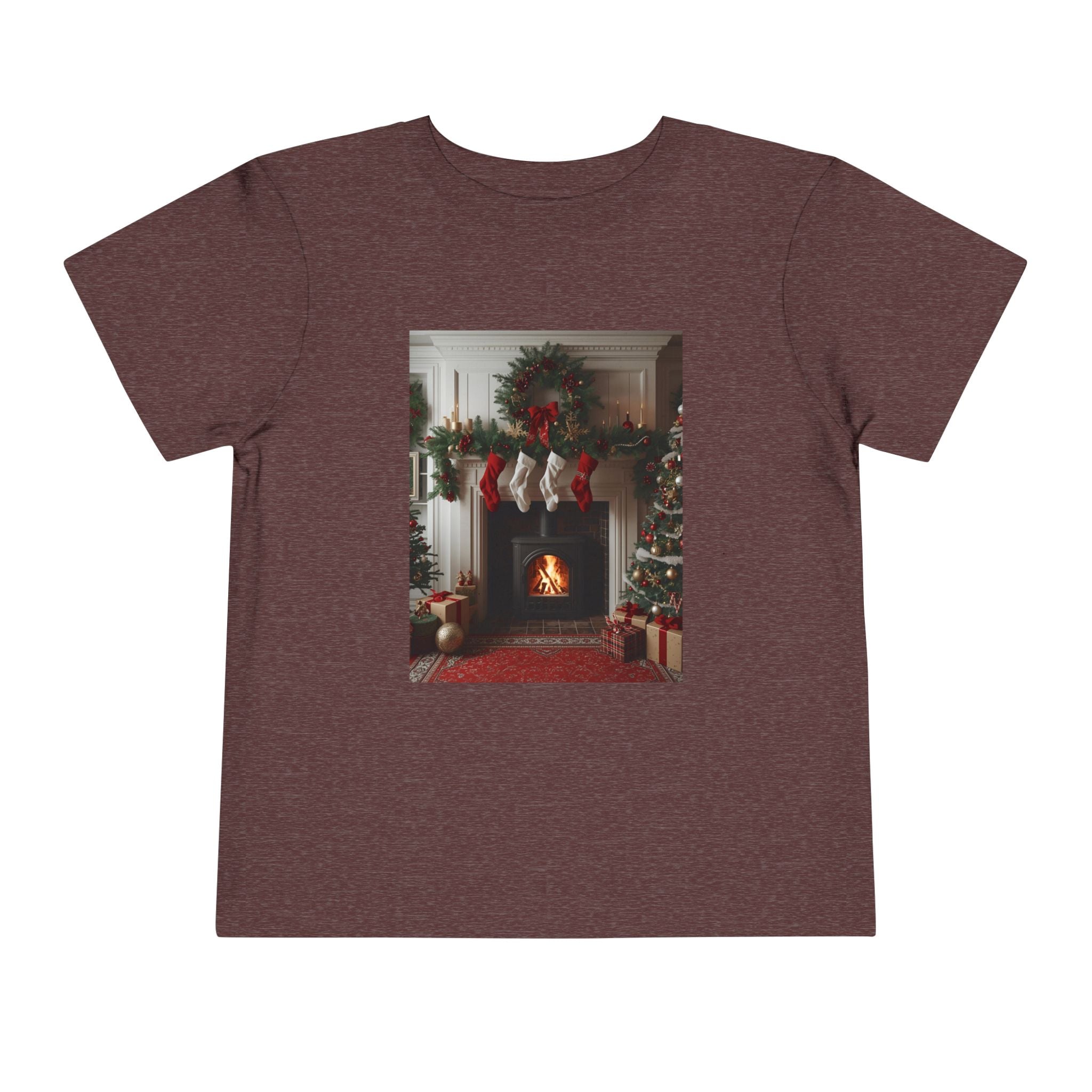 Cozy Christmas Toddler Tee, Holiday Kids Shirt, Cute Winter Tee, Toddler Christmas Outfit, Festive Short Sleeve Shirt