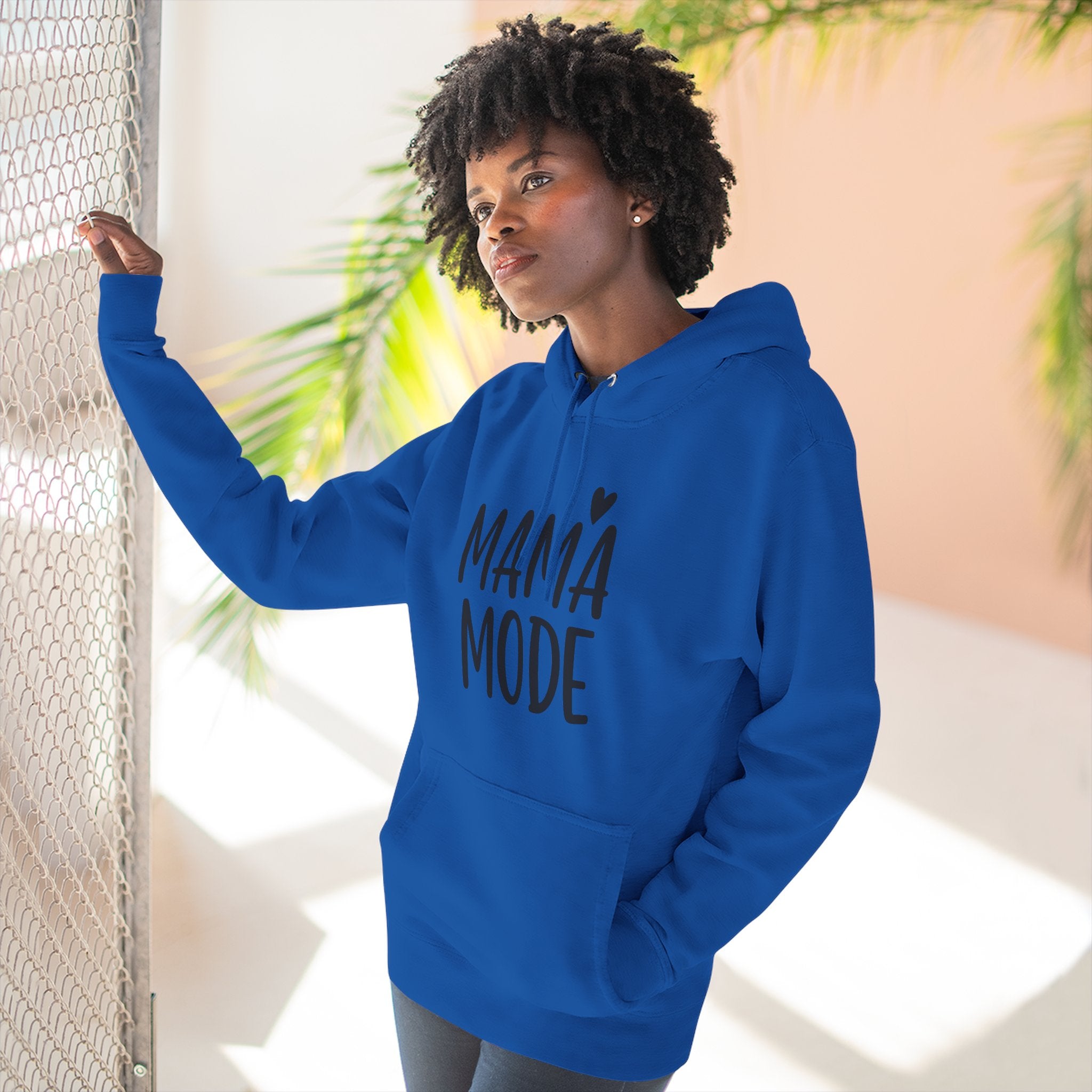 Mama Mode Hoodie — Cozy Fleece Motherhood Pullover