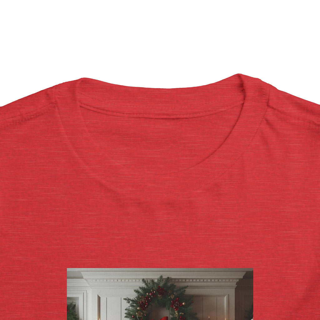 Cozy Christmas Toddler Tee, Holiday Kids Shirt, Cute Winter Tee, Toddler Christmas Outfit, Festive Short Sleeve Shirt