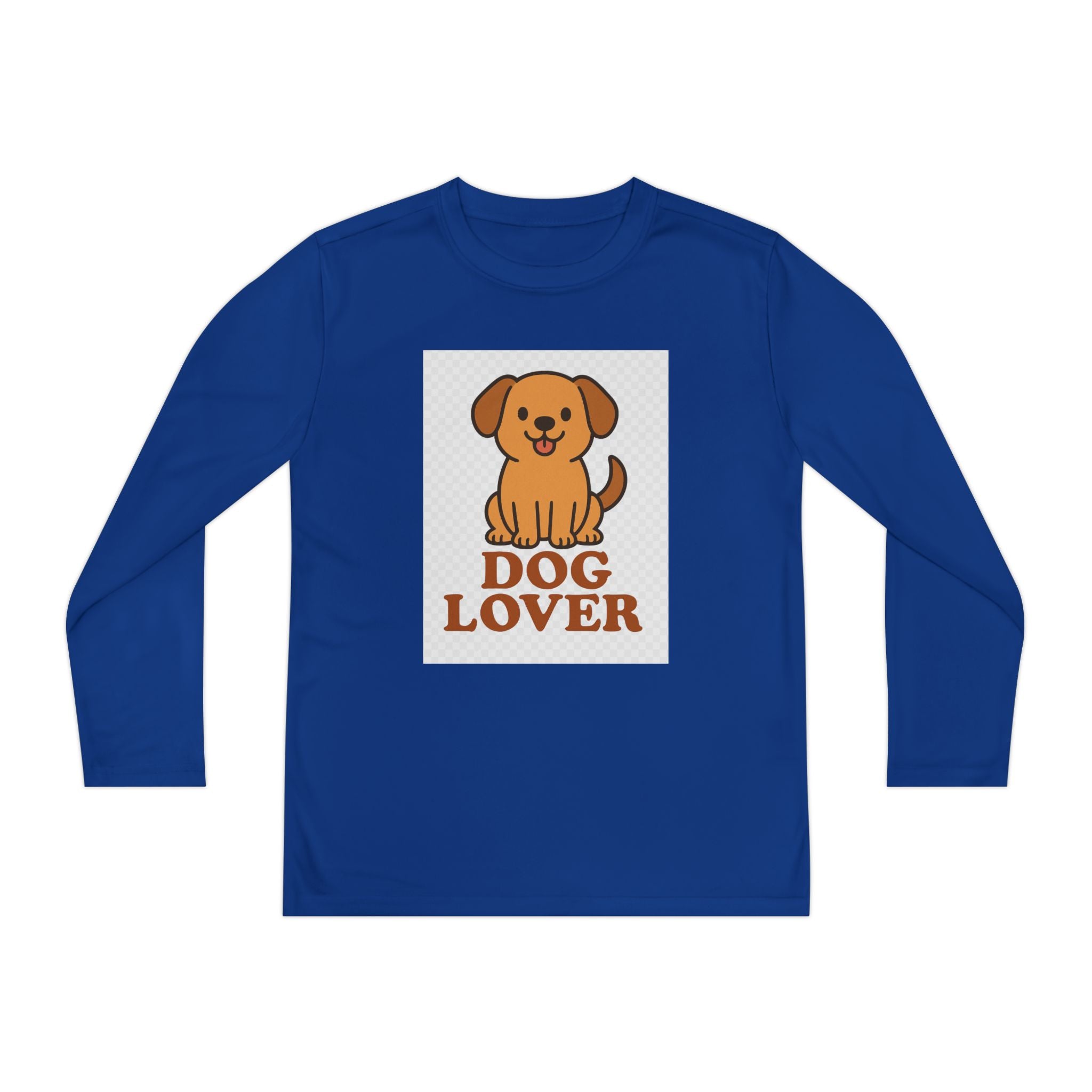 Dog Lover Youth Long Sleeve Competitor Tee
