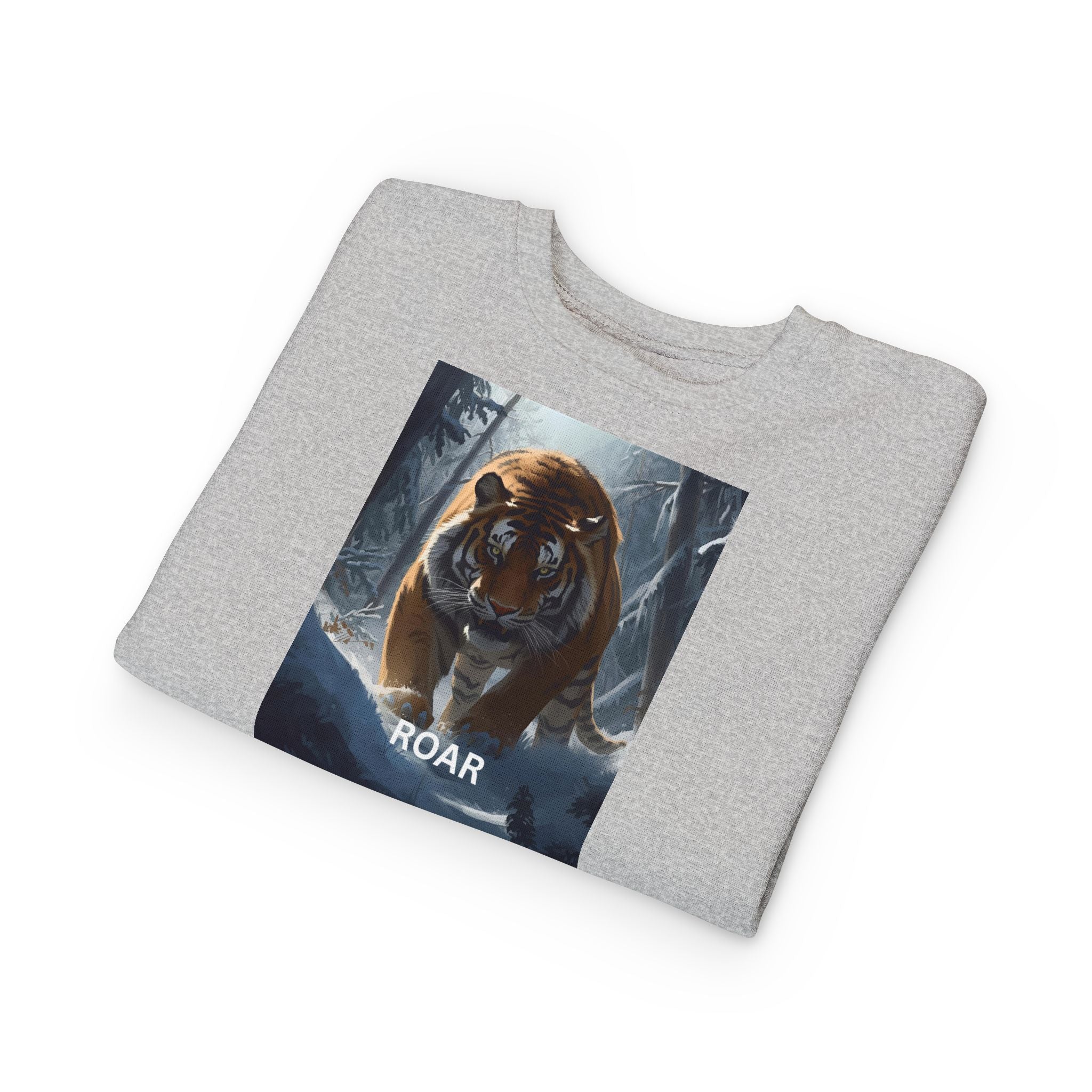 Tiger Roar Snow Toddler Sweatshirt