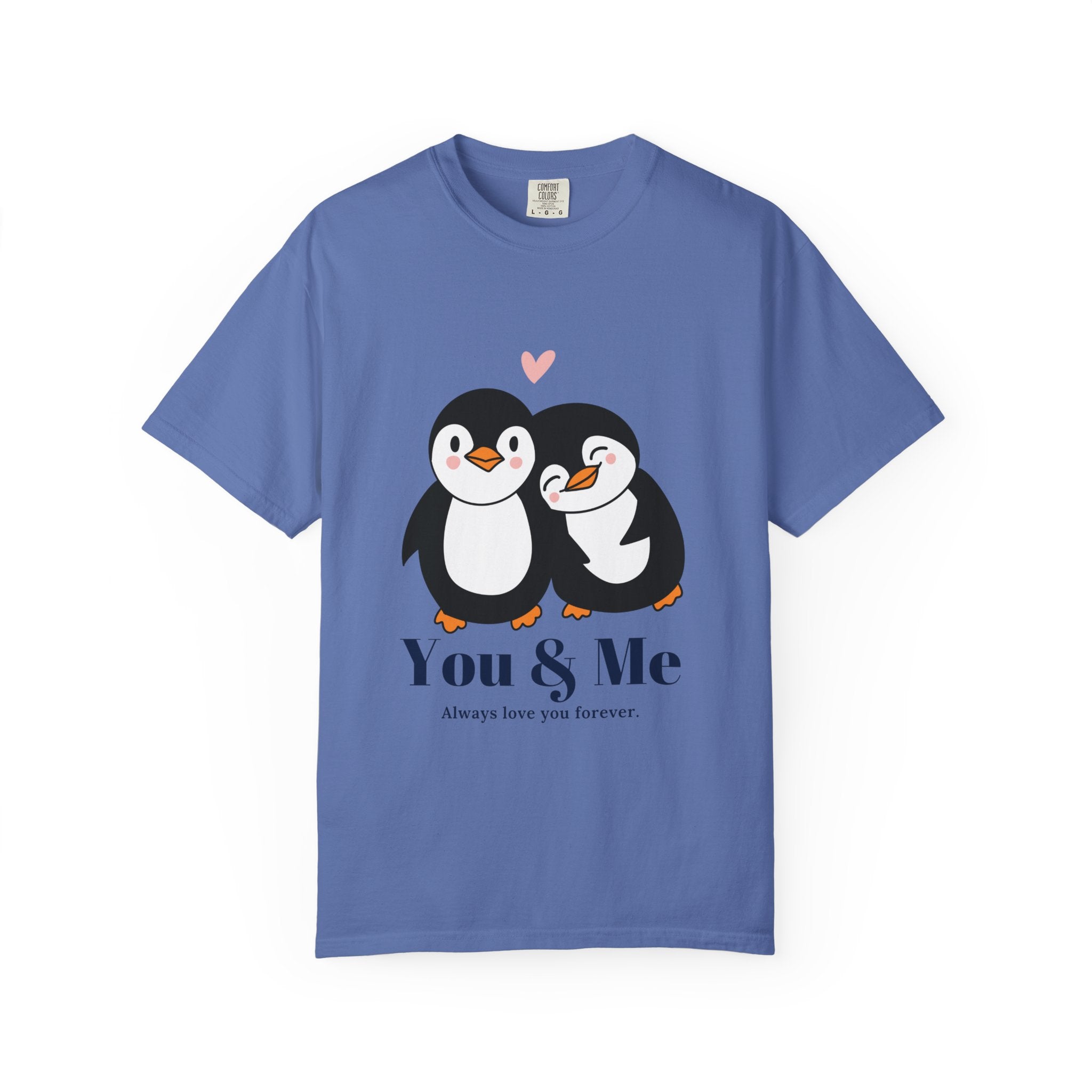 Cute Penguin Couples T-shirt, Valentine's Gift, Relationship Shirt, Birthday Present, Unisex T-Shirt, Love Apparel