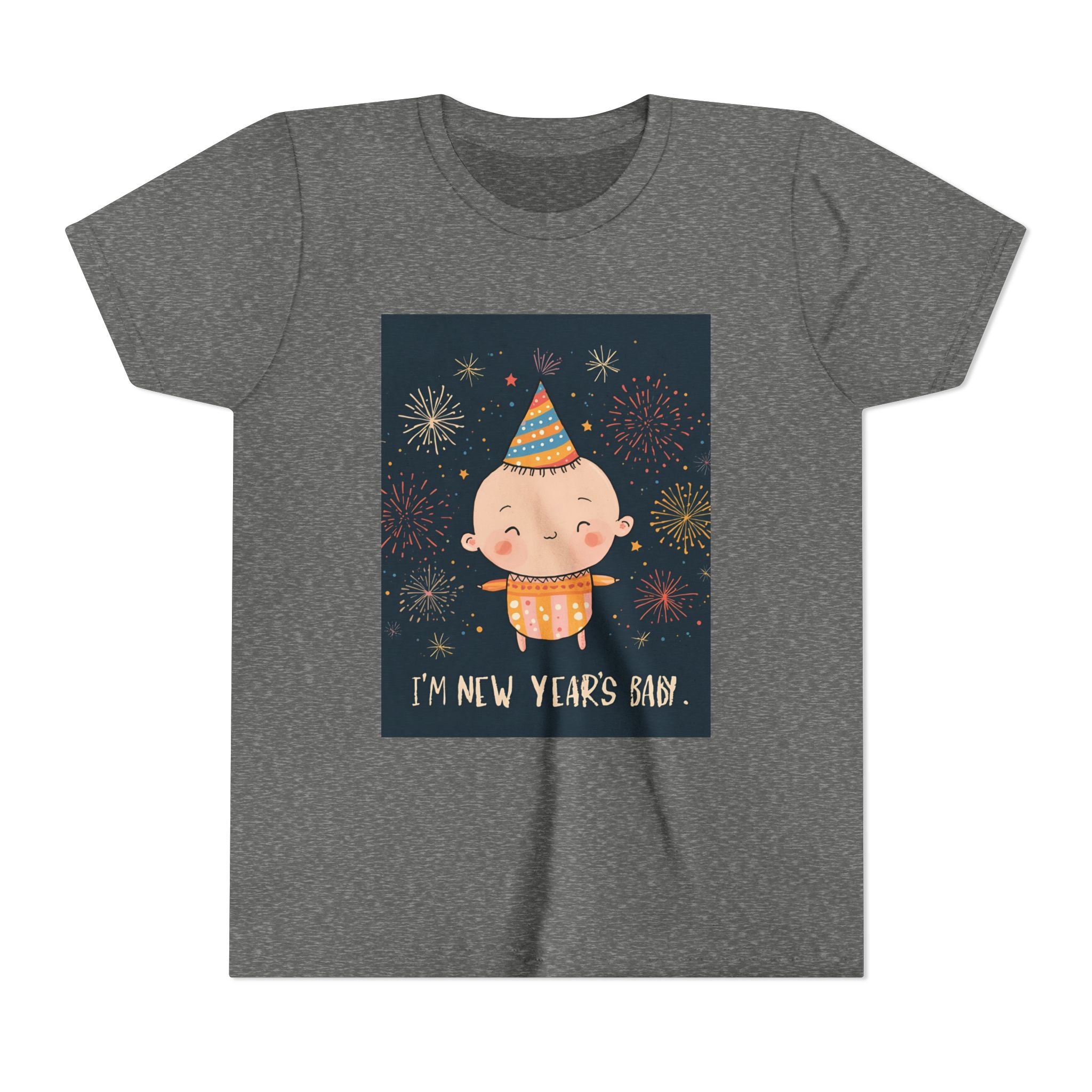 I Am A New Years Baby Youth Short Sleeve Tee