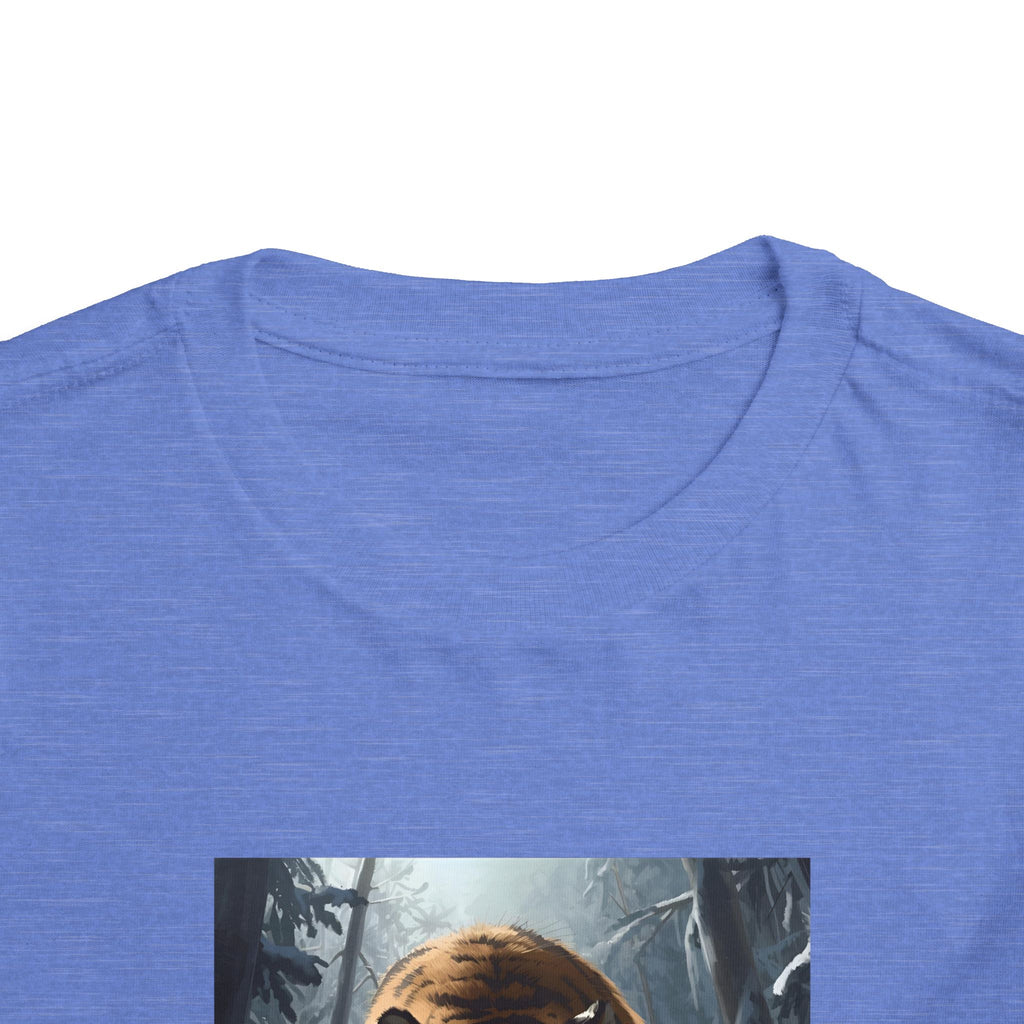 Tiger Roar Snow Toddler Short Sleeve Tee