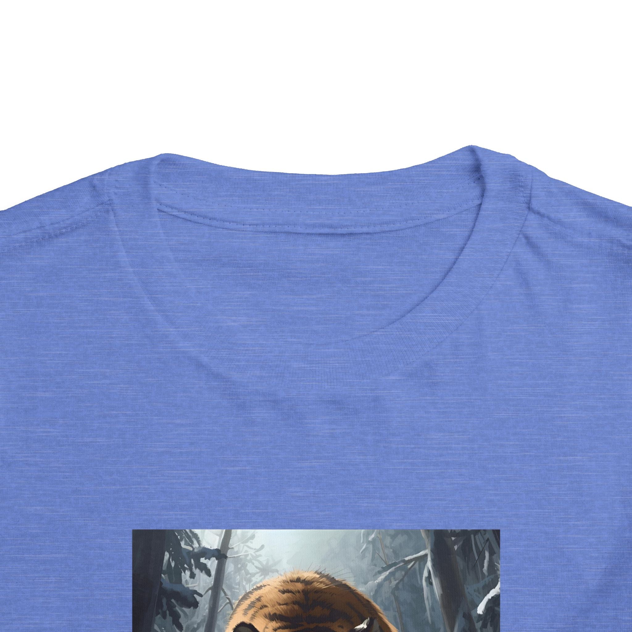 Tiger Roar Snow Toddler Short Sleeve Tee
