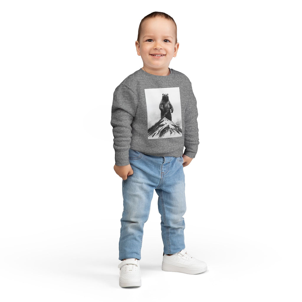 Bear Mountain Snow Toddler Sweatshirt