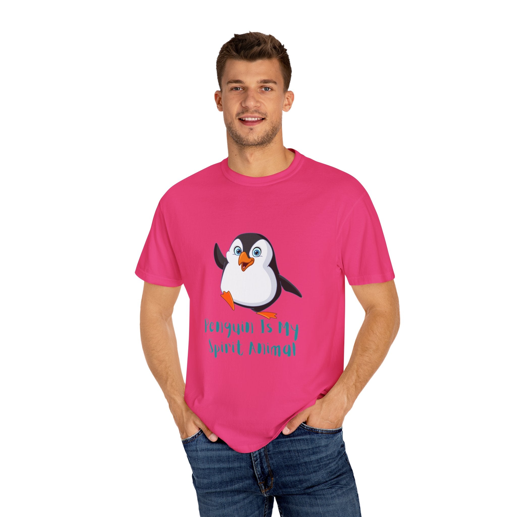 Penguin Spirit Animal Shirt, Unisex T-Shirt for Animal Lovers, Cute Gift for Birthdays, Christmas, Casual Wear, Fun & Quirky Fashion