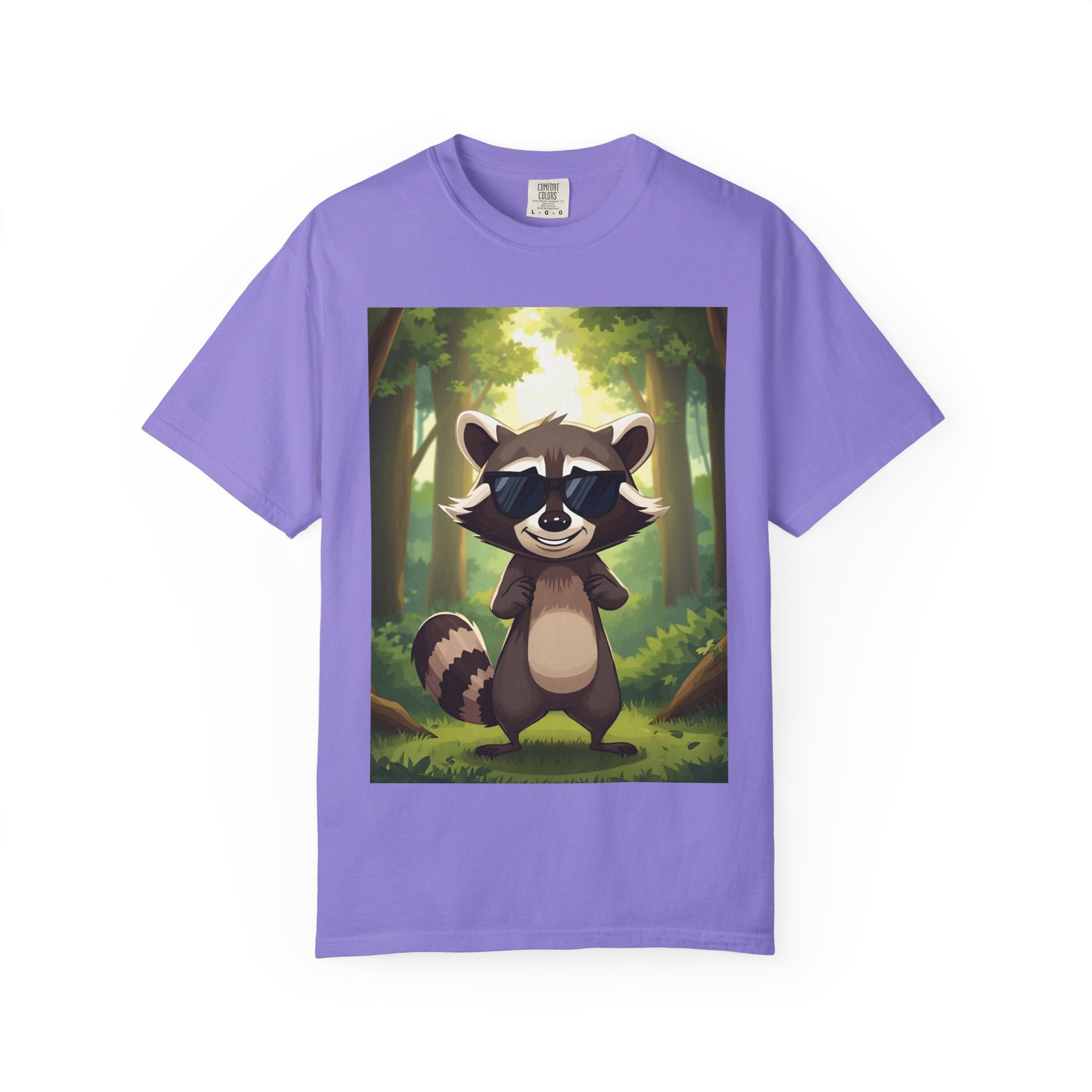 Whimsical Raccoon T-Shirt, Fun Nature Tee, Unisex Forest Shirt, Gift for Animal Lovers, Cute Wildlife Apparel