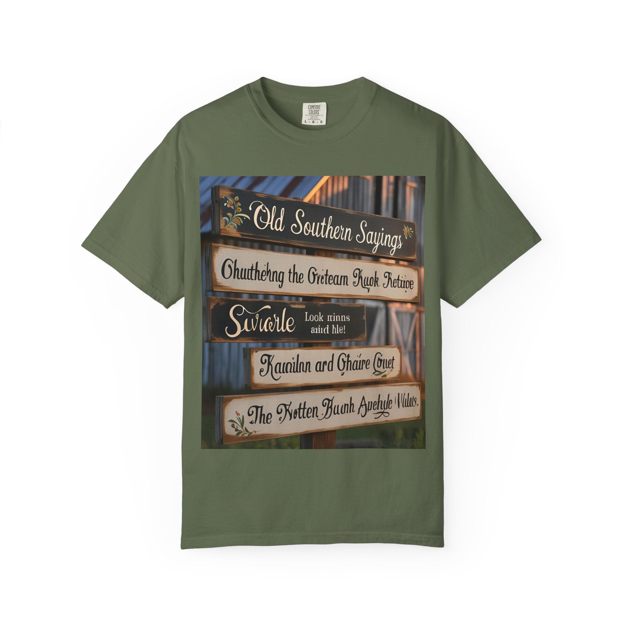 Old Southern Sayings Crossing T-Shirt, Gift for Southerners, Vintage Style Tee, Casual Comfort Wear, Perfect for Gatherings and Celebrations