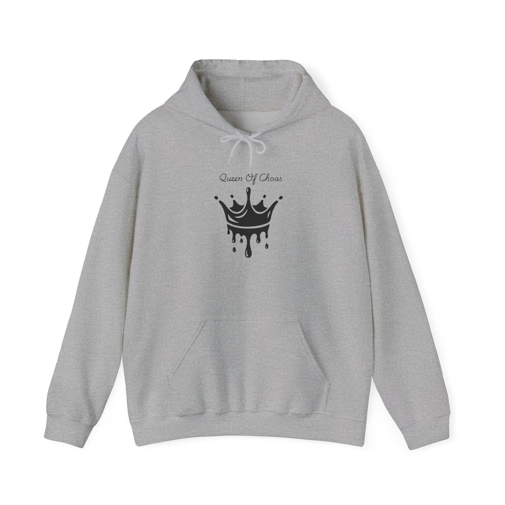 Queen of Chaos Hooded Sweatshirt, Cozy Unisex Hoodie for Her, Stylish Warm Layer for Every Season, Birthday Gift, Trendy Casual Wear, [...]