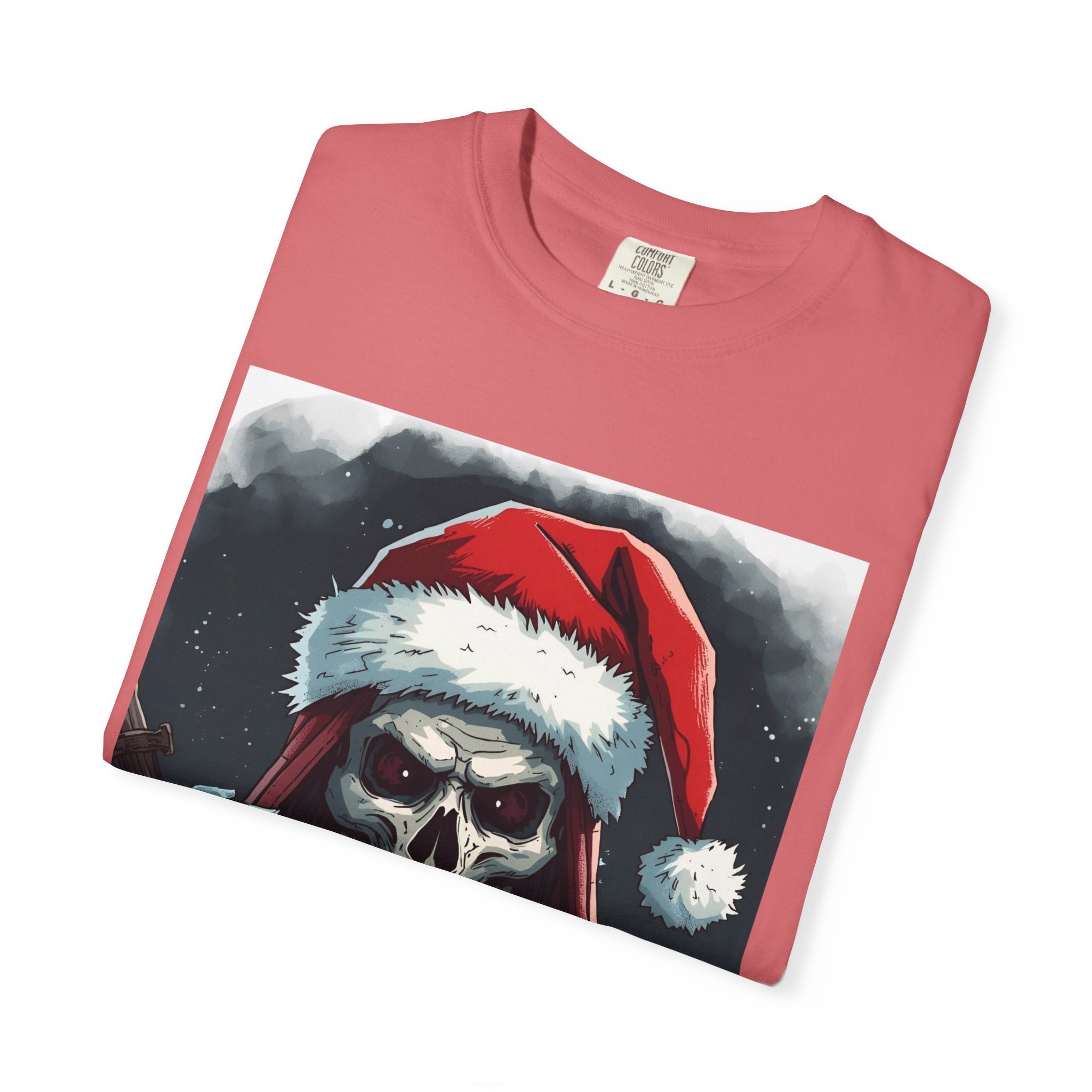 Christmas Skeleton T-Shirt, Unisex Holiday Tee, Funny Graphic Shirt, Unique Gift, Halloween & Christmas Apparel