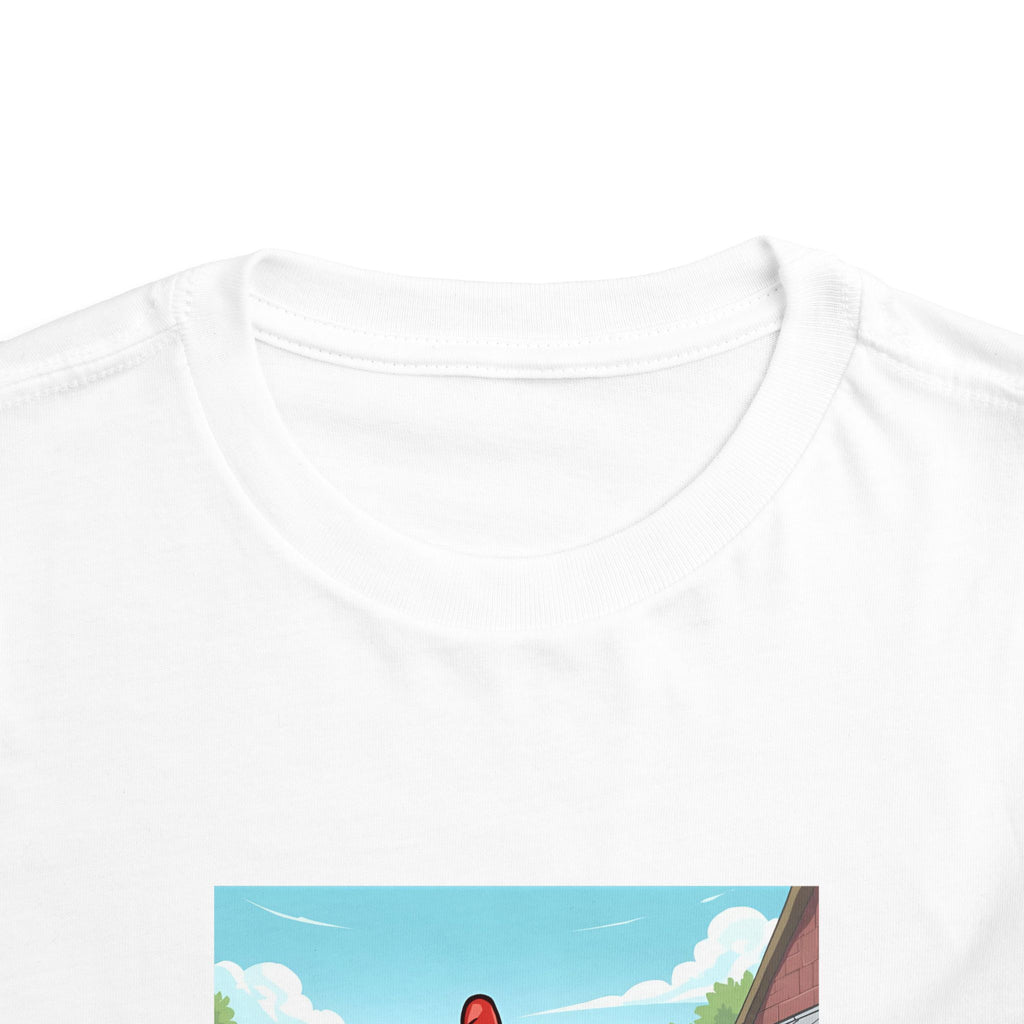 Chicken Funny Toddler Short Sleeve Tee