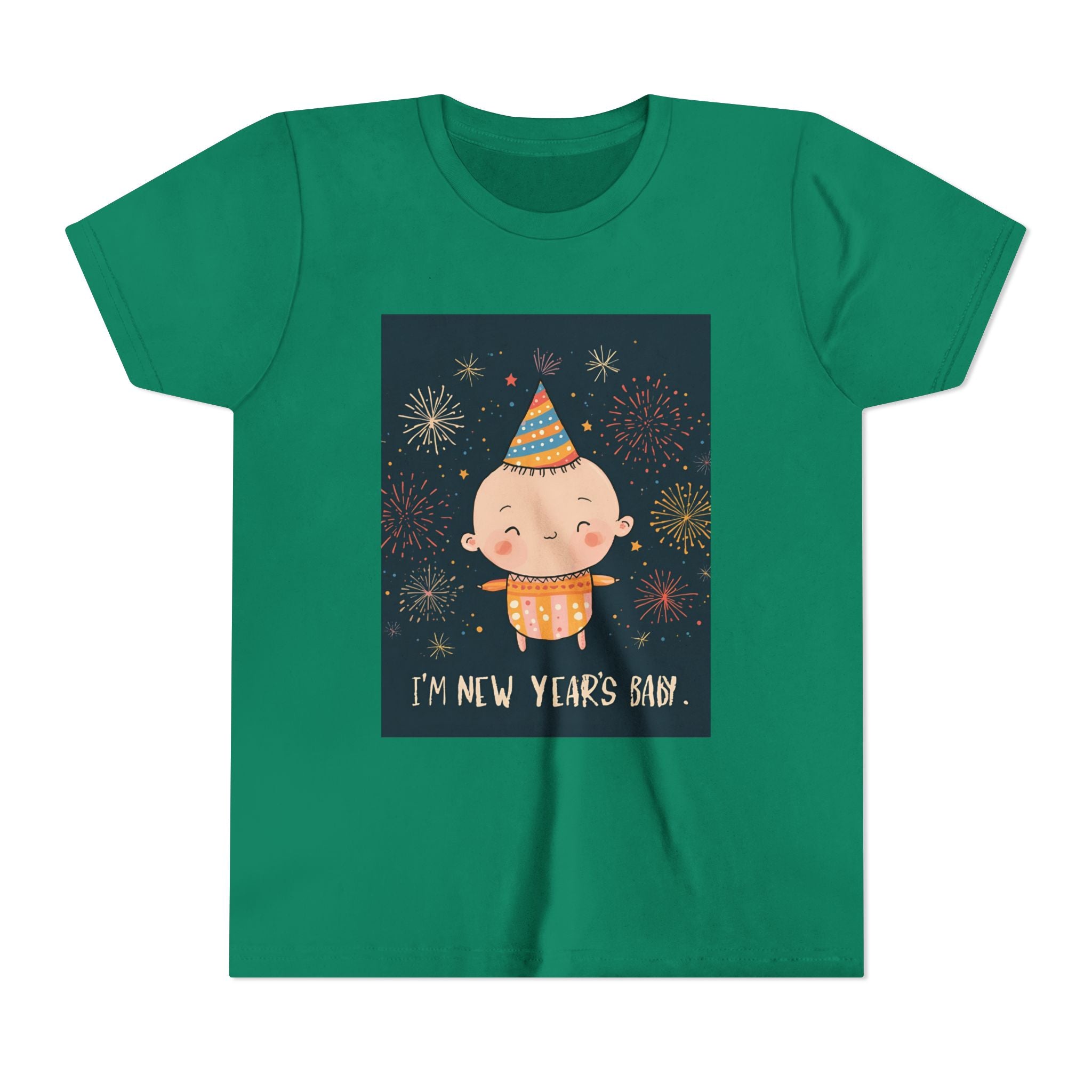 I Am A New Years Baby Youth Short Sleeve Tee