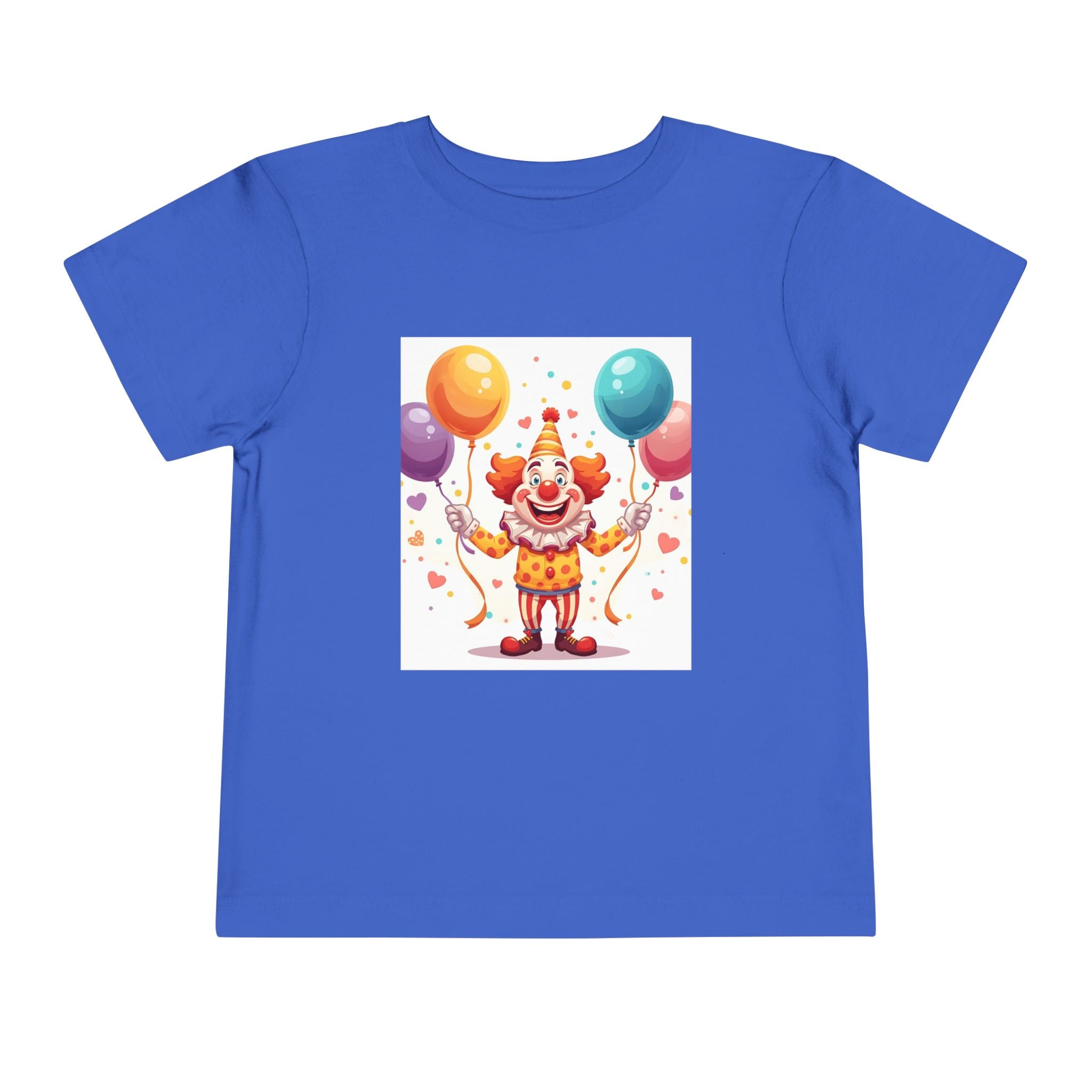 Funny Clown Toddler Short Sleeve Tee