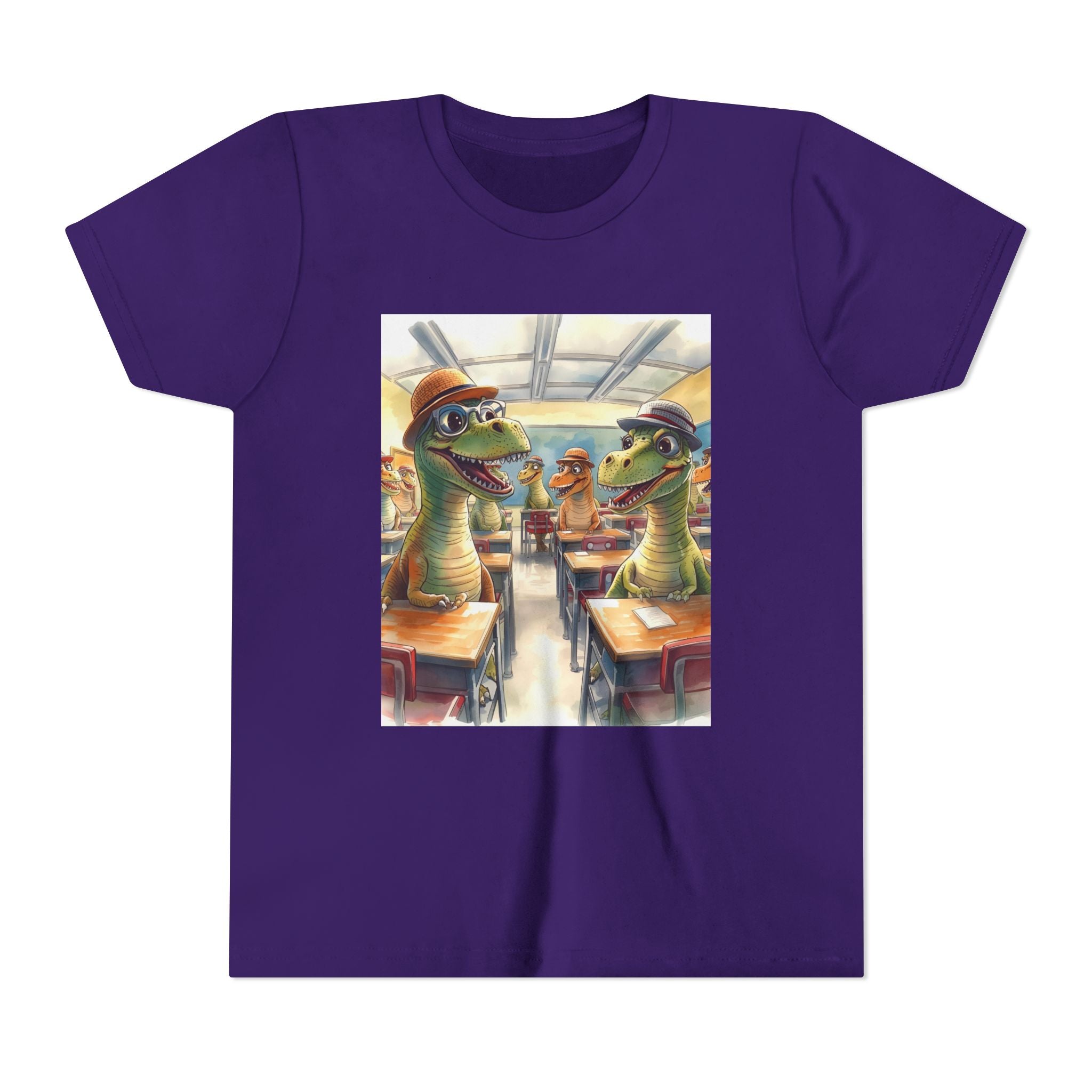 Dinosaur Classroom Youth Short Sleeve Tee