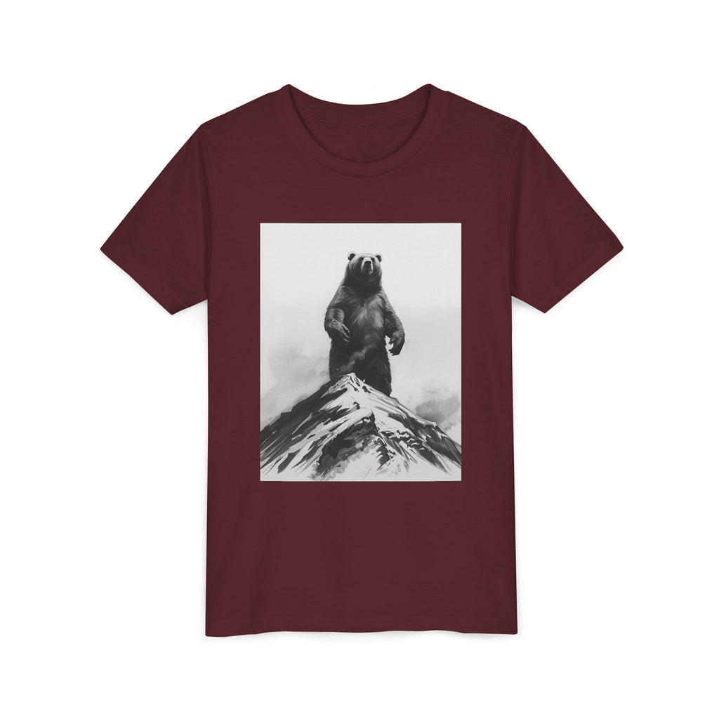 Bear Mountain Snow Youth Short Sleeve Tee