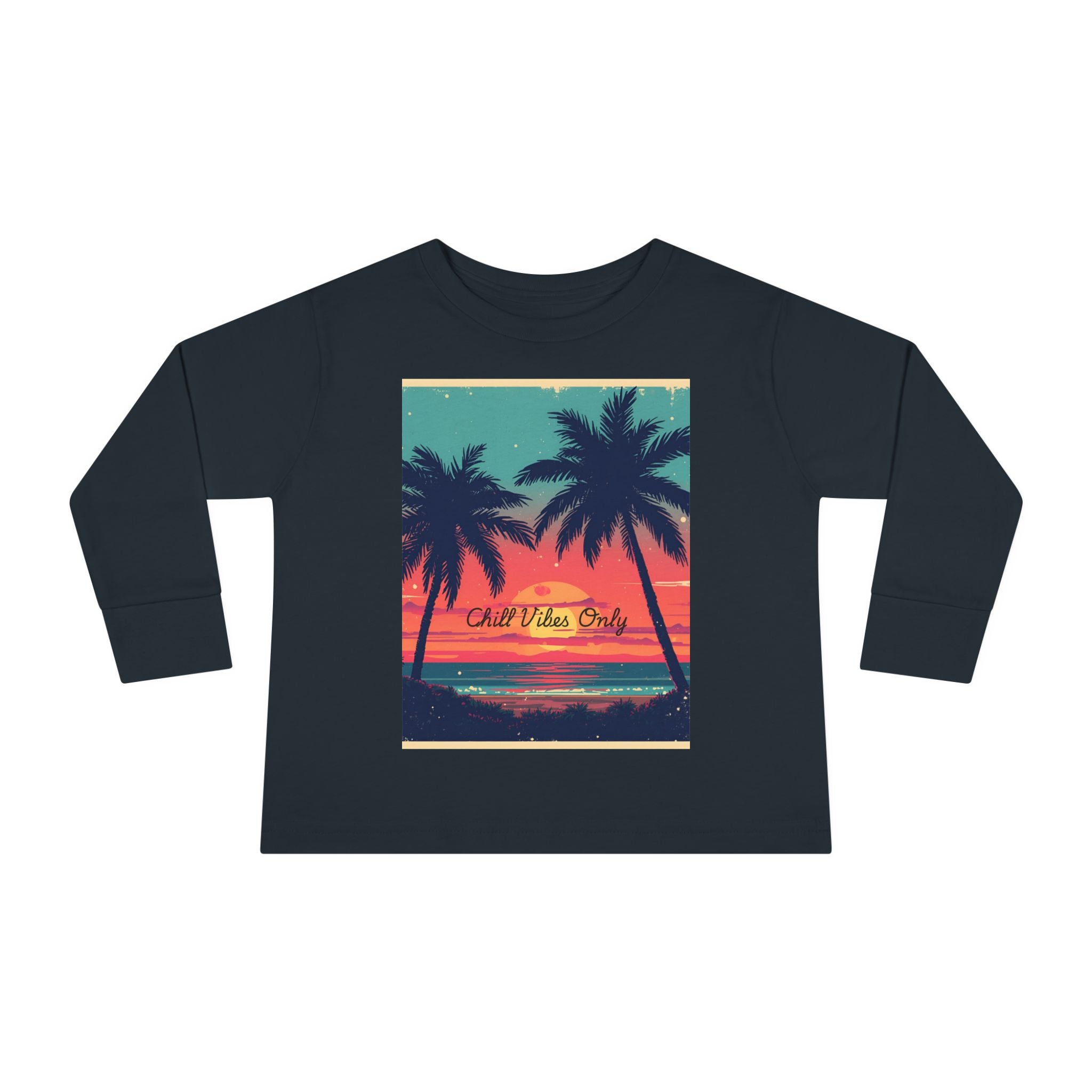 Tropical Sunset Toddler Long Sleeve Tee