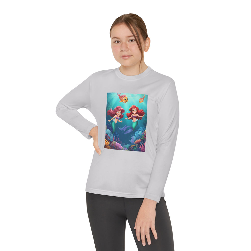 Mermaid Youth Long Sleeve Competitor Tee