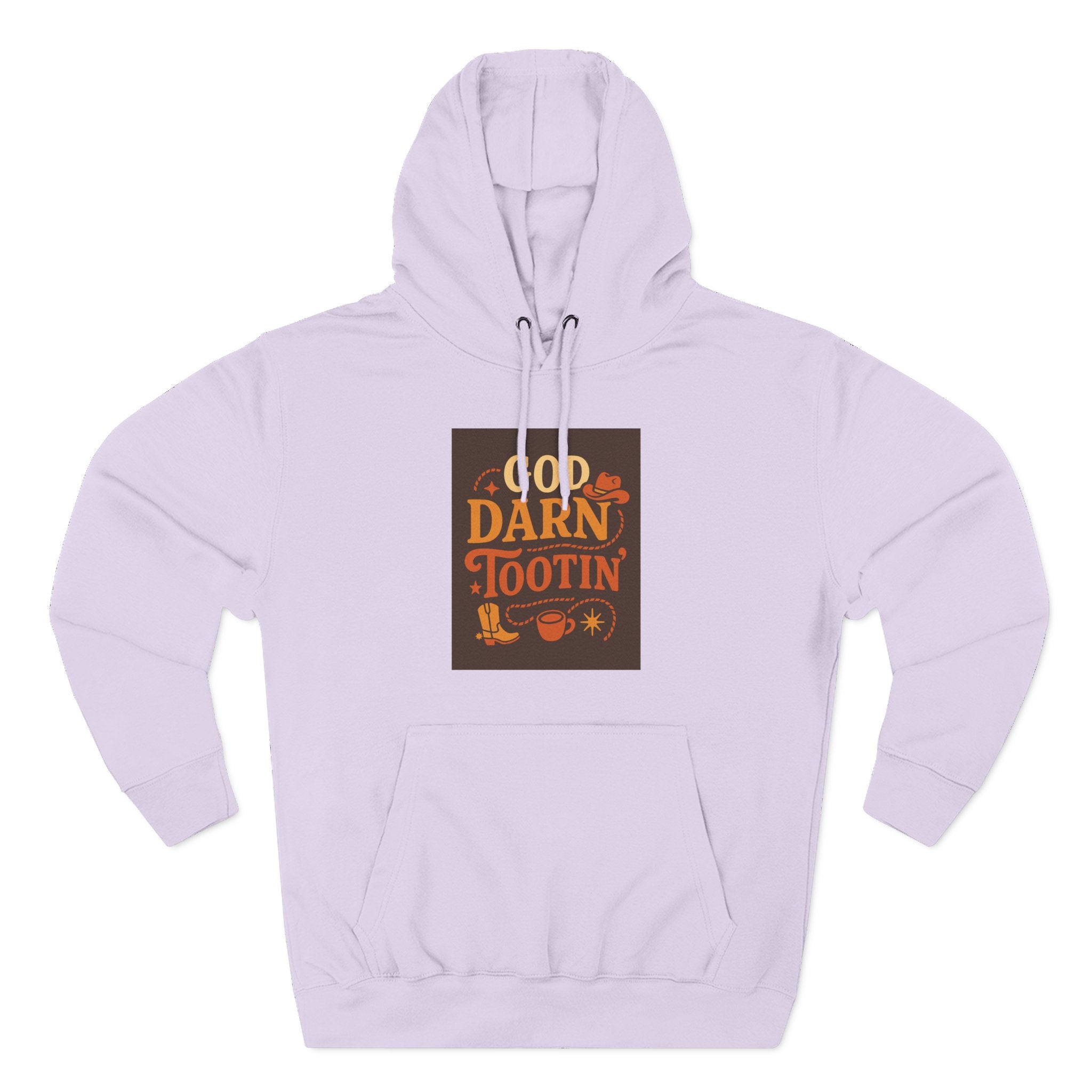 God Darn Tootin Three-Panel Fleece Hoodie