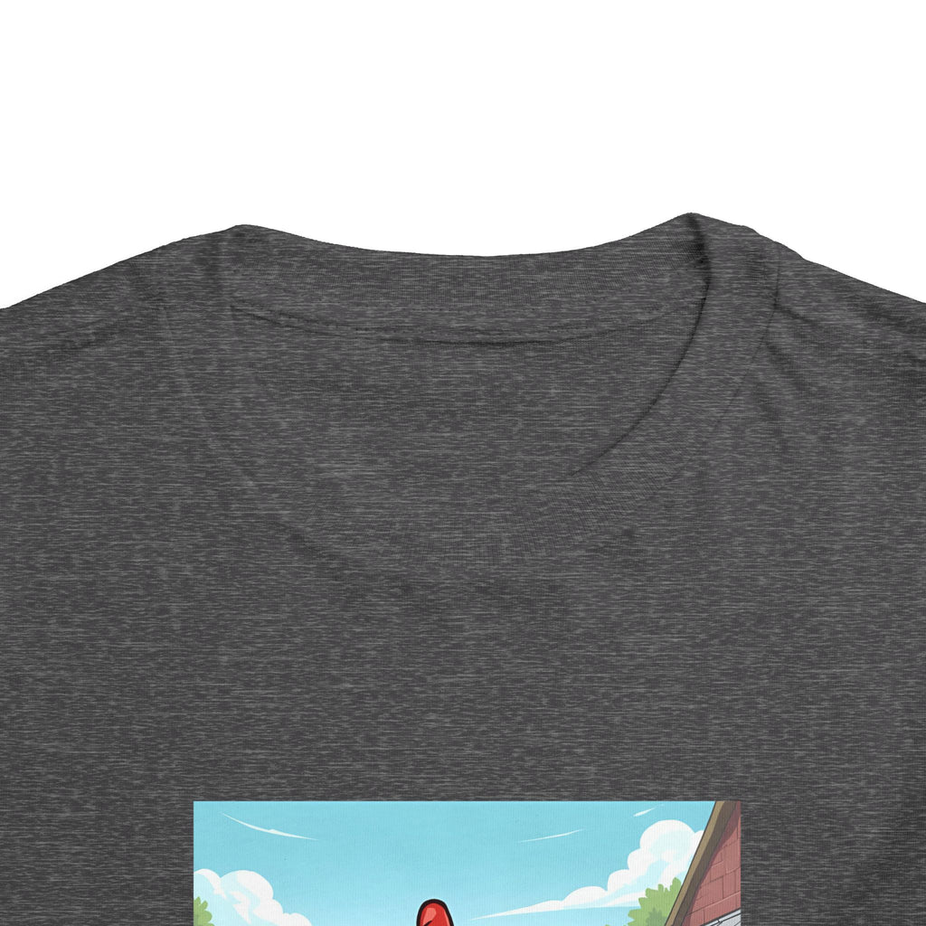 Chicken Funny Toddler Short Sleeve Tee