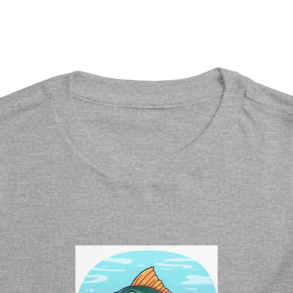 Here Fishy Fishy Fishy Toddler Short Sleeve Tee