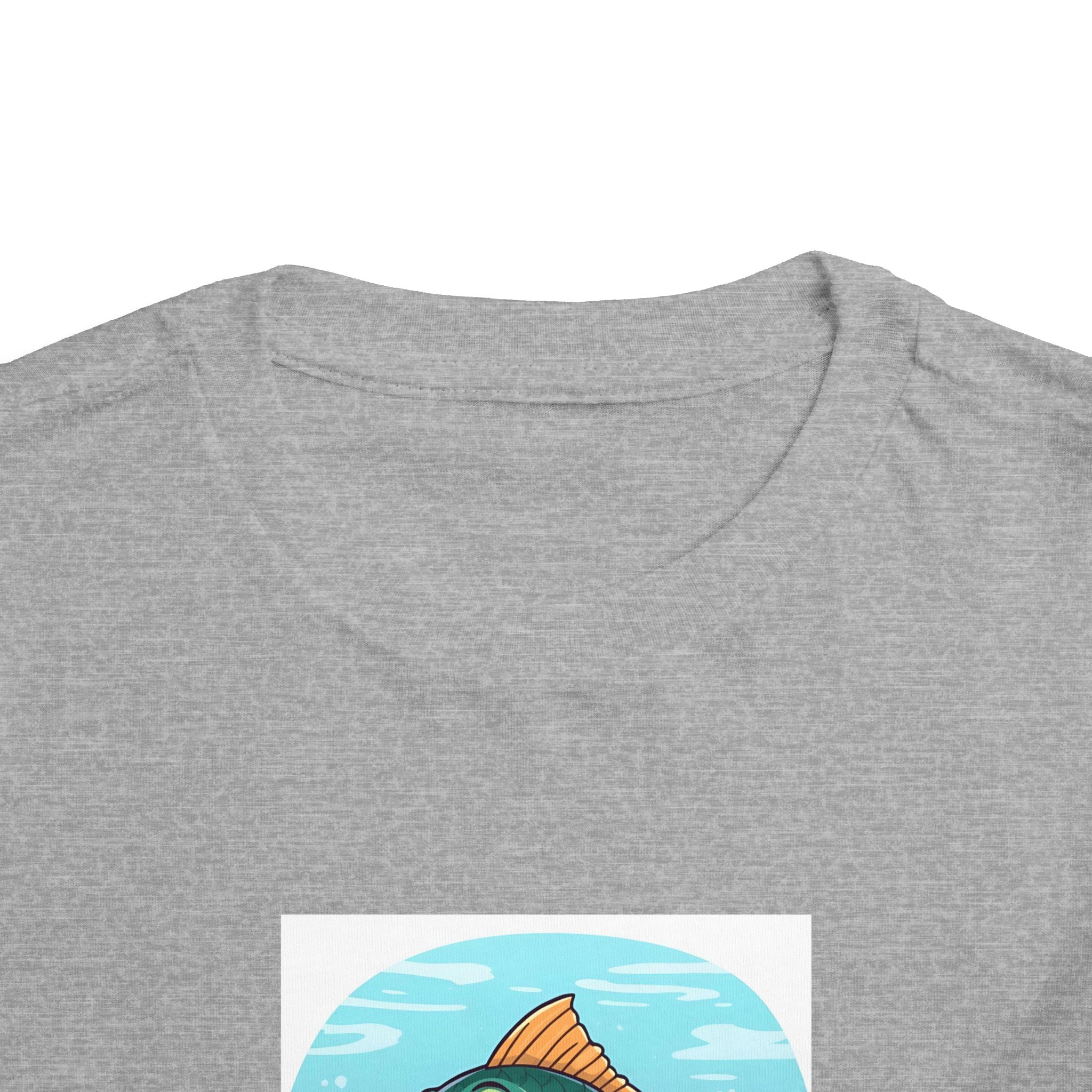 Here Fishy Fishy Fishy Toddler Short Sleeve Tee