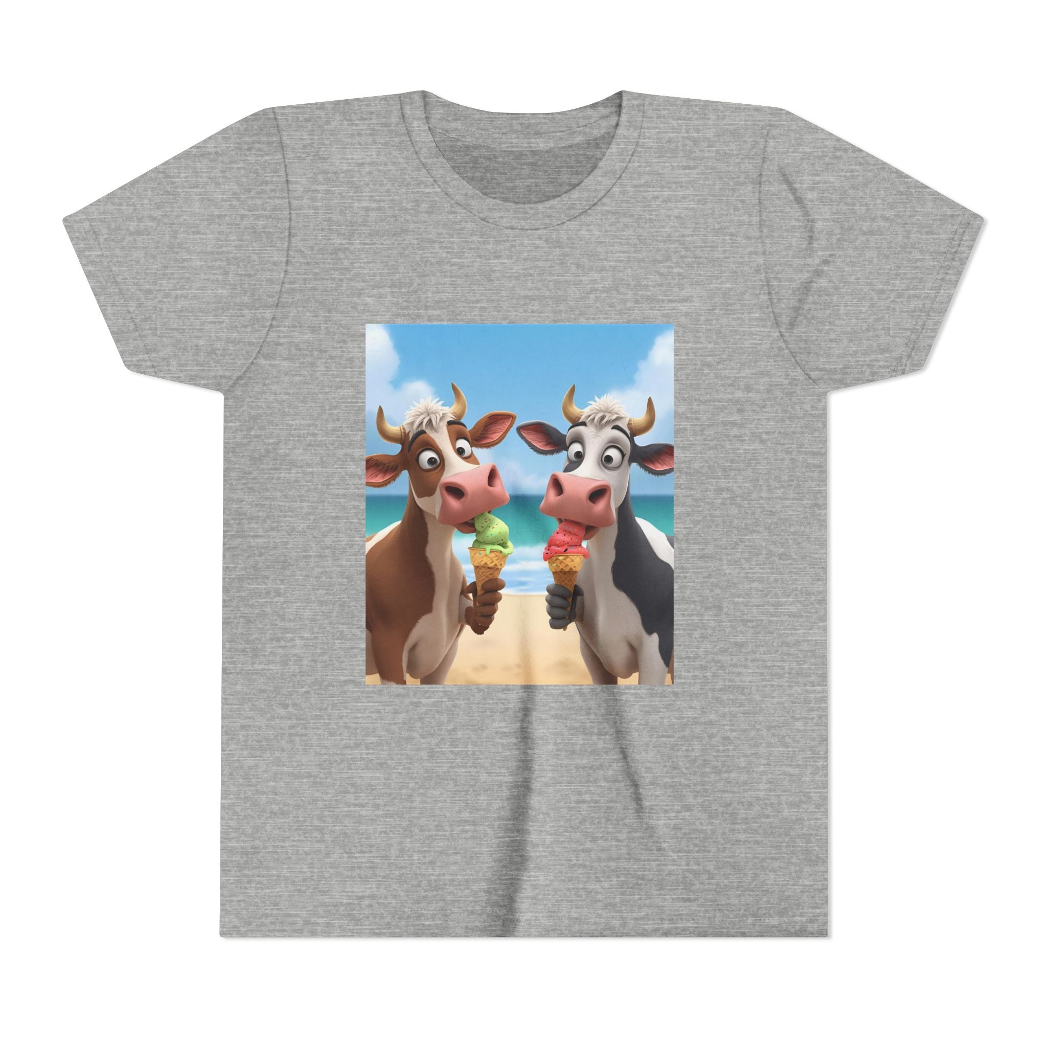 Beachy Cow Youth Short Sleeve Tee