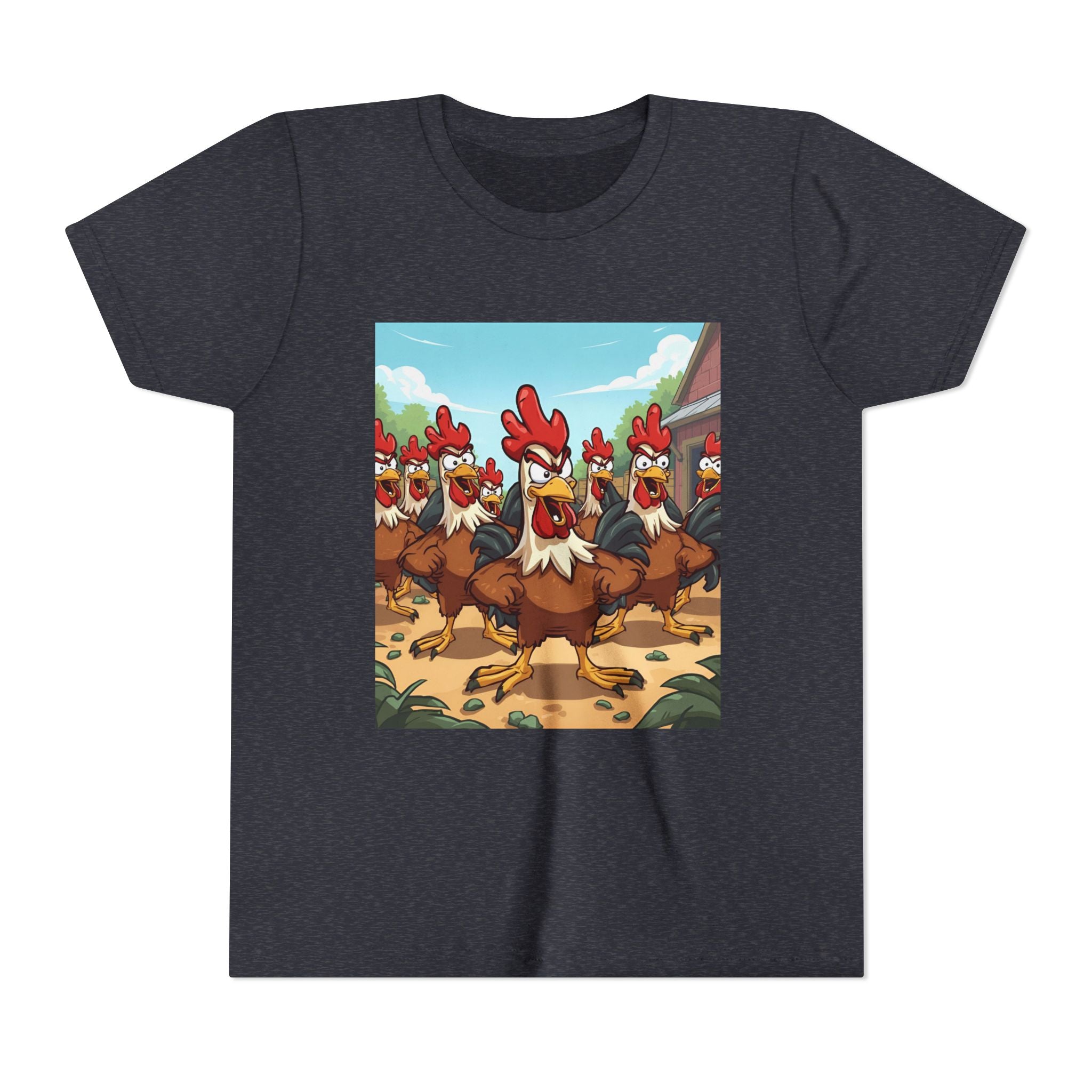 Chicken Funny Youth Short Sleeve Tee