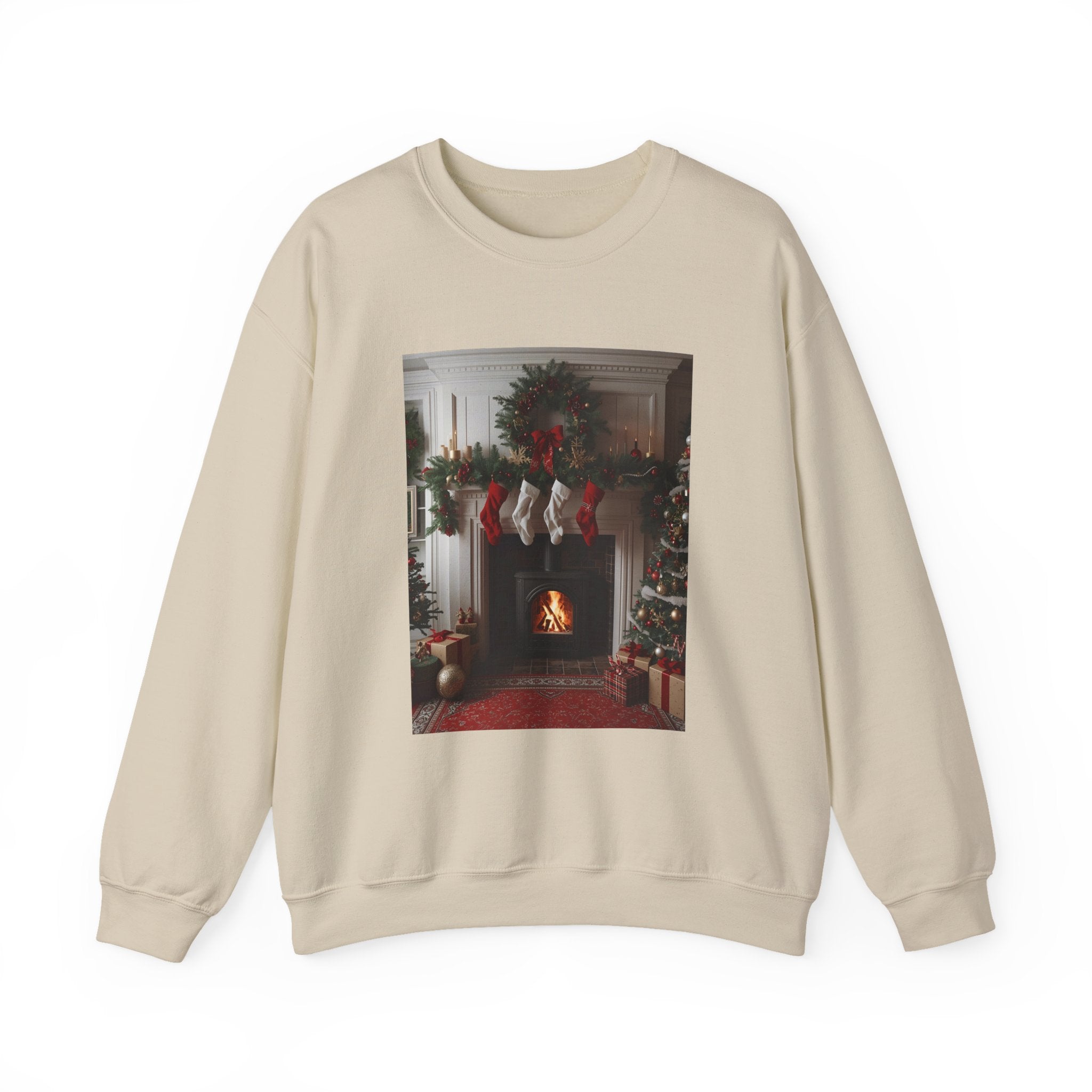 Cozy Christmas Sweatshirt, Holiday Comfort Wear, Unisex Pullover, Winter Fashion, Merry & Bright Gift, Festive Sweater