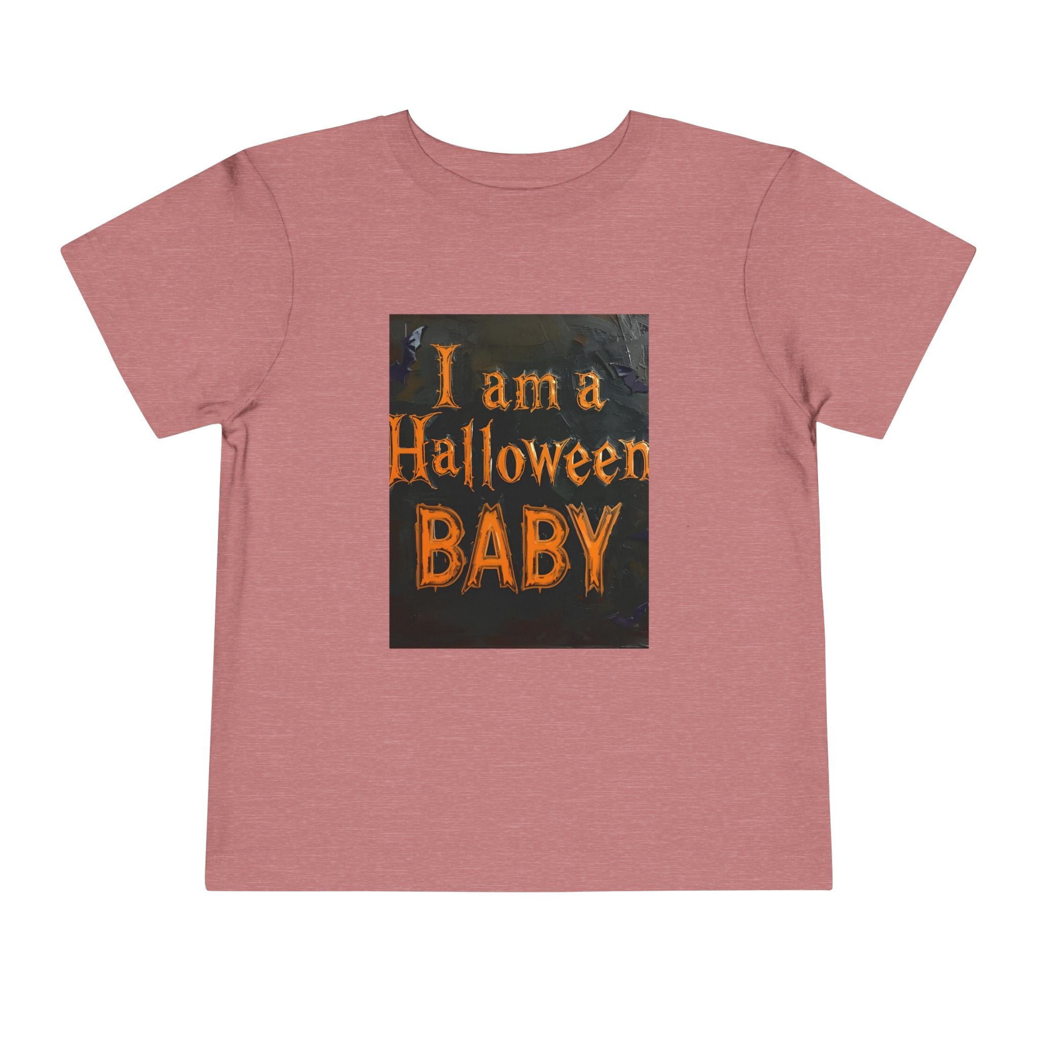 I Am A Halloween Baby Toddler Short Sleeve Tee