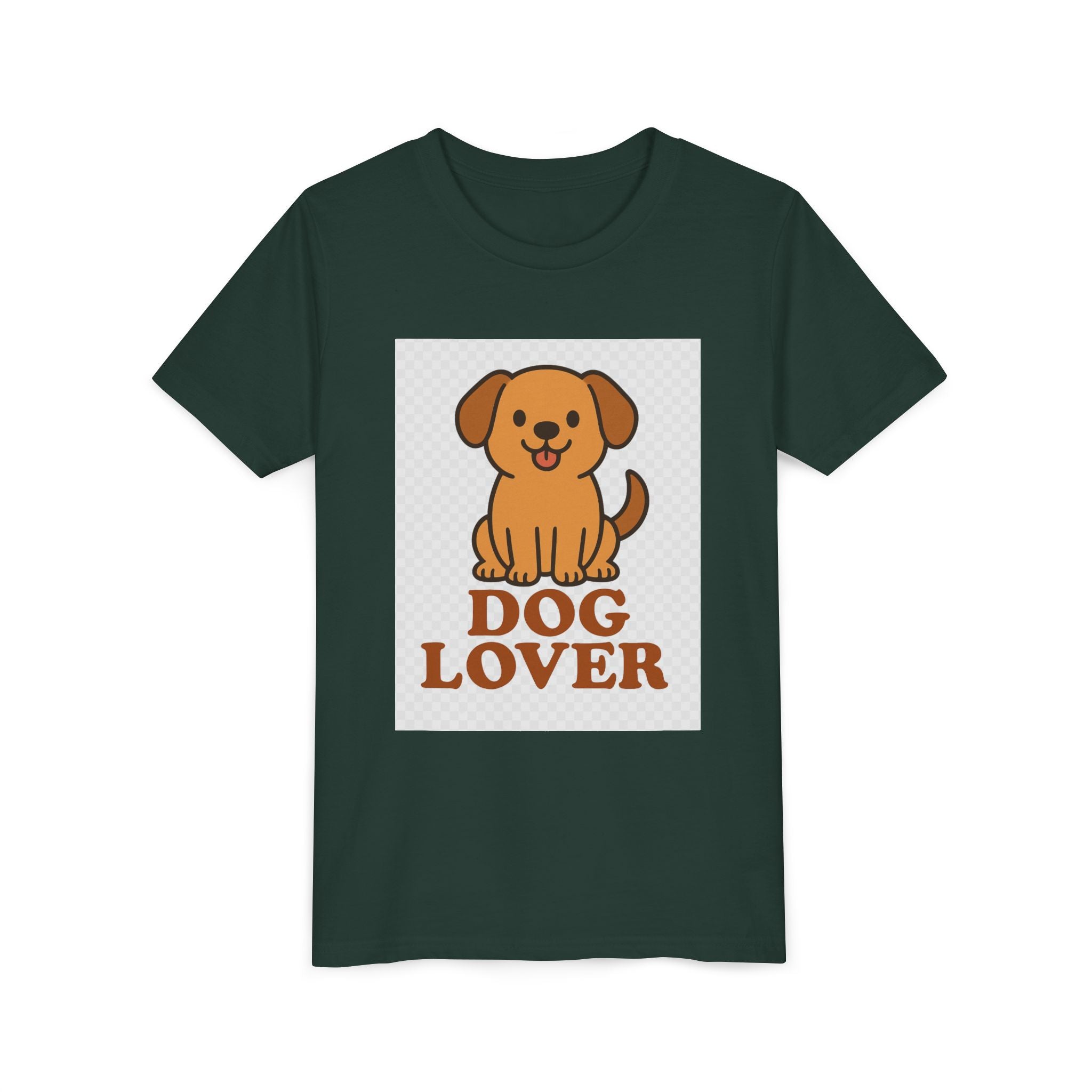 Cute Dog Lover Youth T-Shirt, Pet Lover Gift, Animal Tee, Kids Dog Shirt, Birthday Present for Kids, Fun Youth Apparel