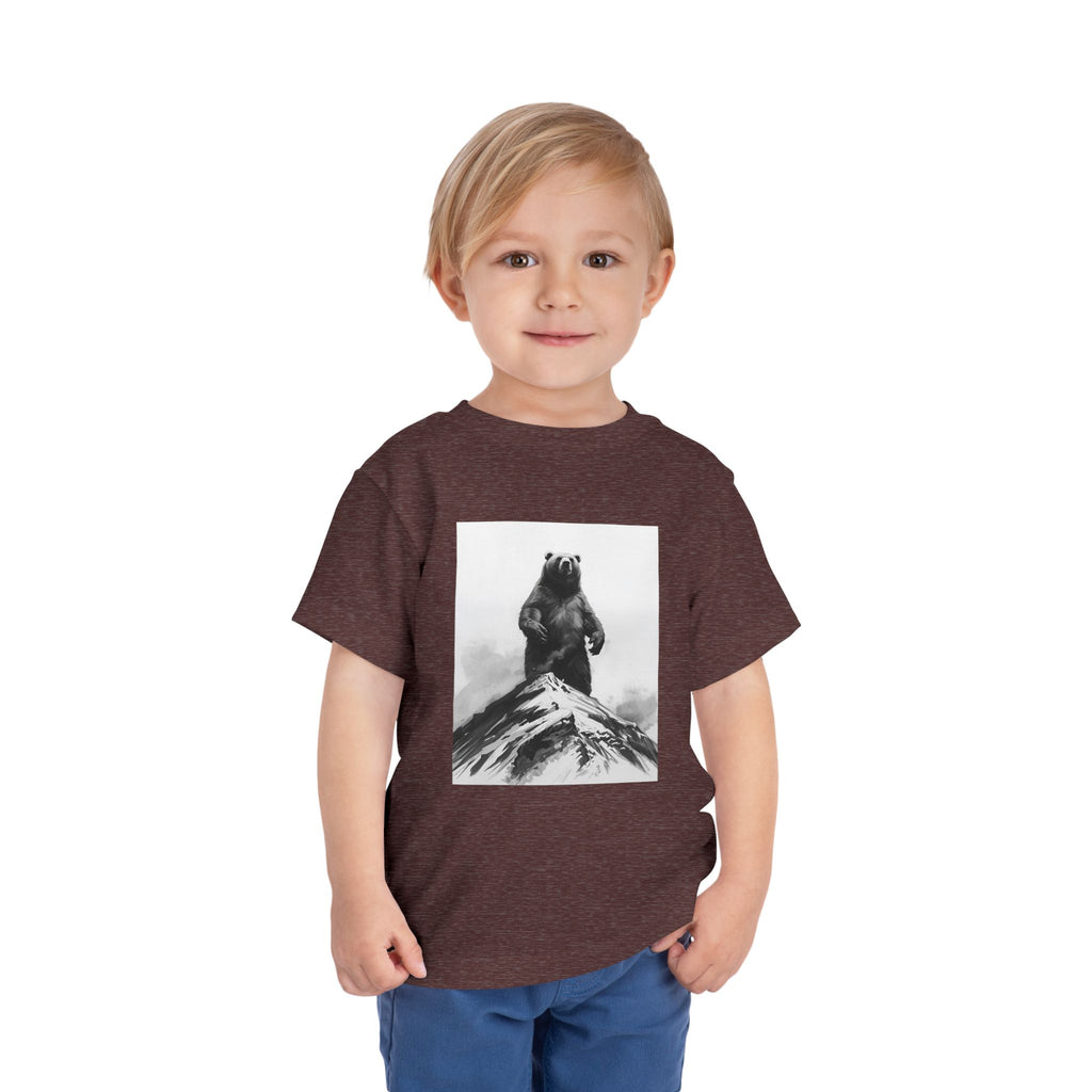 Bear Mountain Snow Toddler Short Sleeve Tee