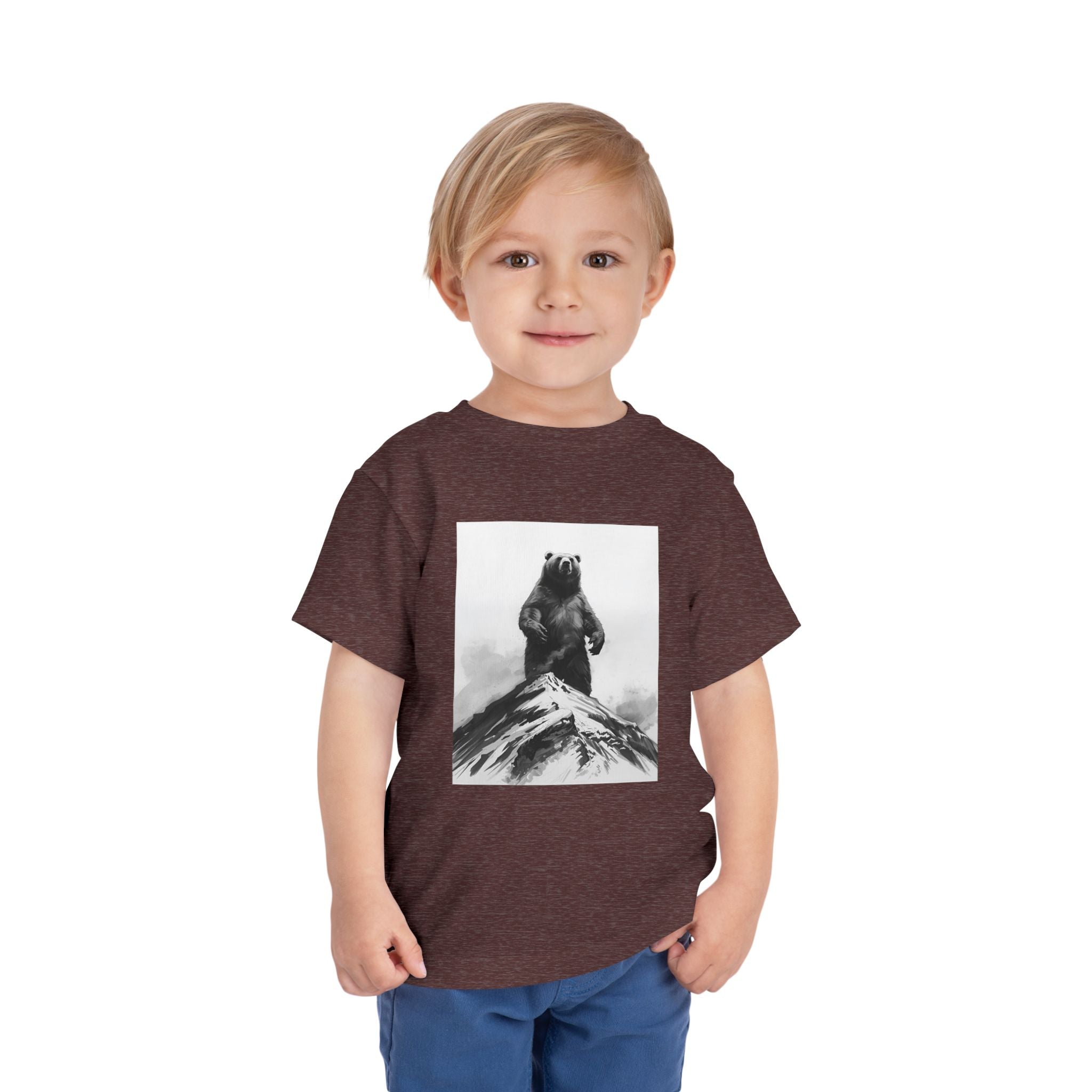 Bear Mountain Snow Toddler Short Sleeve Tee