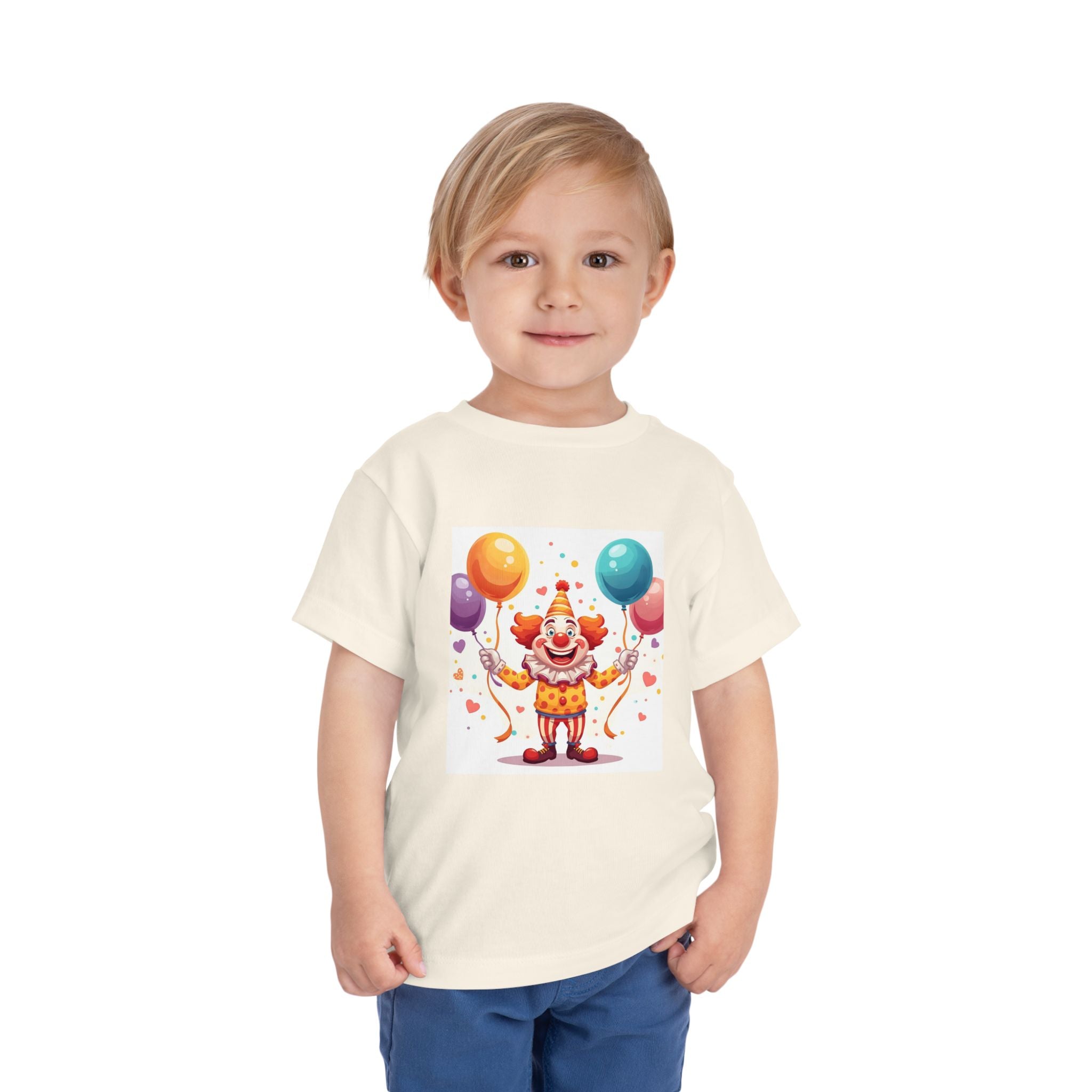 Funny Clown Toddler Short Sleeve Tee