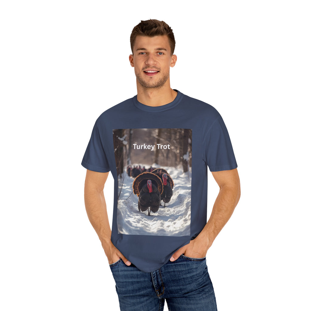 Turkey Trot Unisex T-Shirt, Casual Tee, Thanksgiving Apparel, Outdoor Fun Shirt, Festival Wear, Holiday Gift Idea