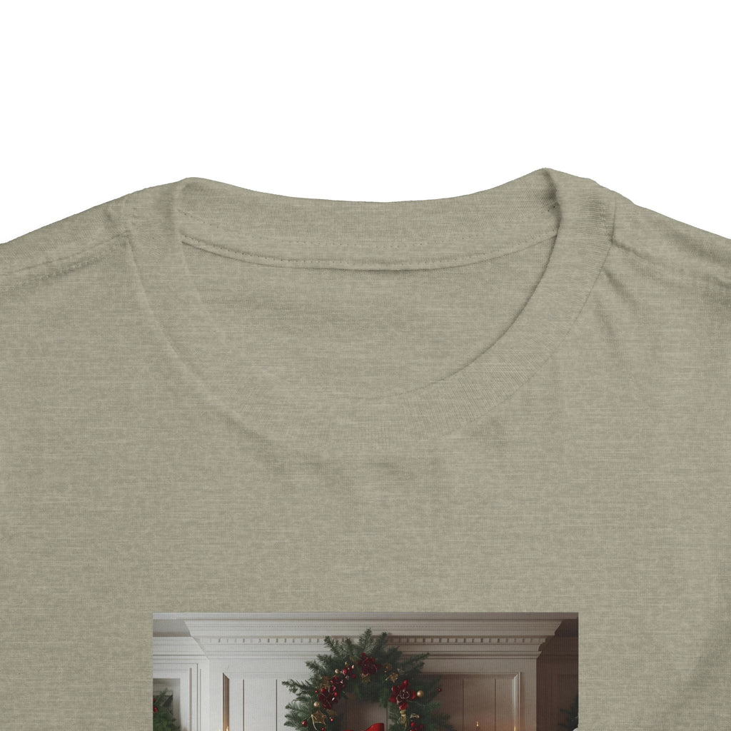 Cozy Christmas Toddler Tee, Holiday Kids Shirt, Cute Winter Tee, Toddler Christmas Outfit, Festive Short Sleeve Shirt