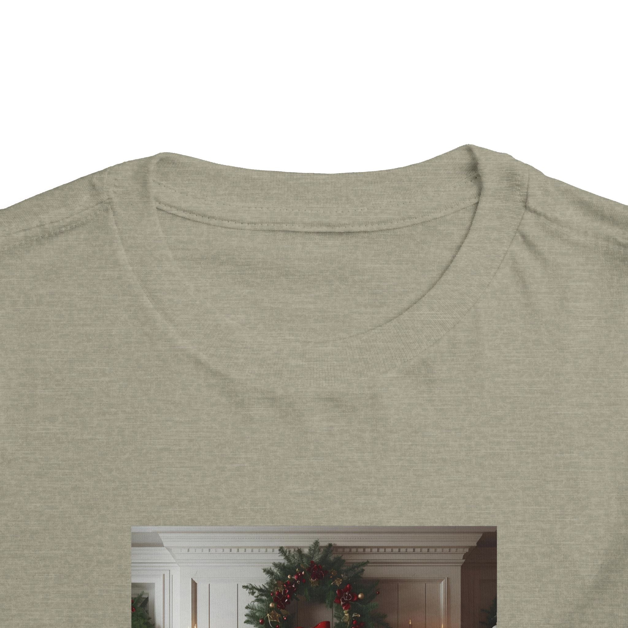 Cozy Christmas Toddler Tee, Holiday Kids Shirt, Cute Winter Tee, Toddler Christmas Outfit, Festive Short Sleeve Shirt